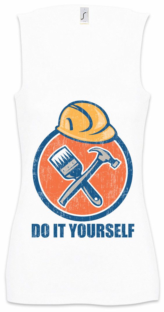 Tanktop Handyman DIY Ärmelloses Damen T-Shirt Handwerk Handwerker Heimwerker
