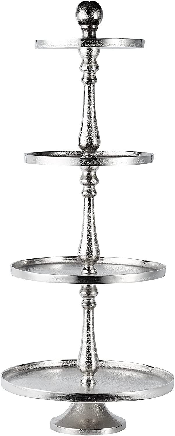 MichaelNoll Dekoetagere Etagere XXL 4-Stöckig Deko - Servierplatte Metall A günstig online kaufen