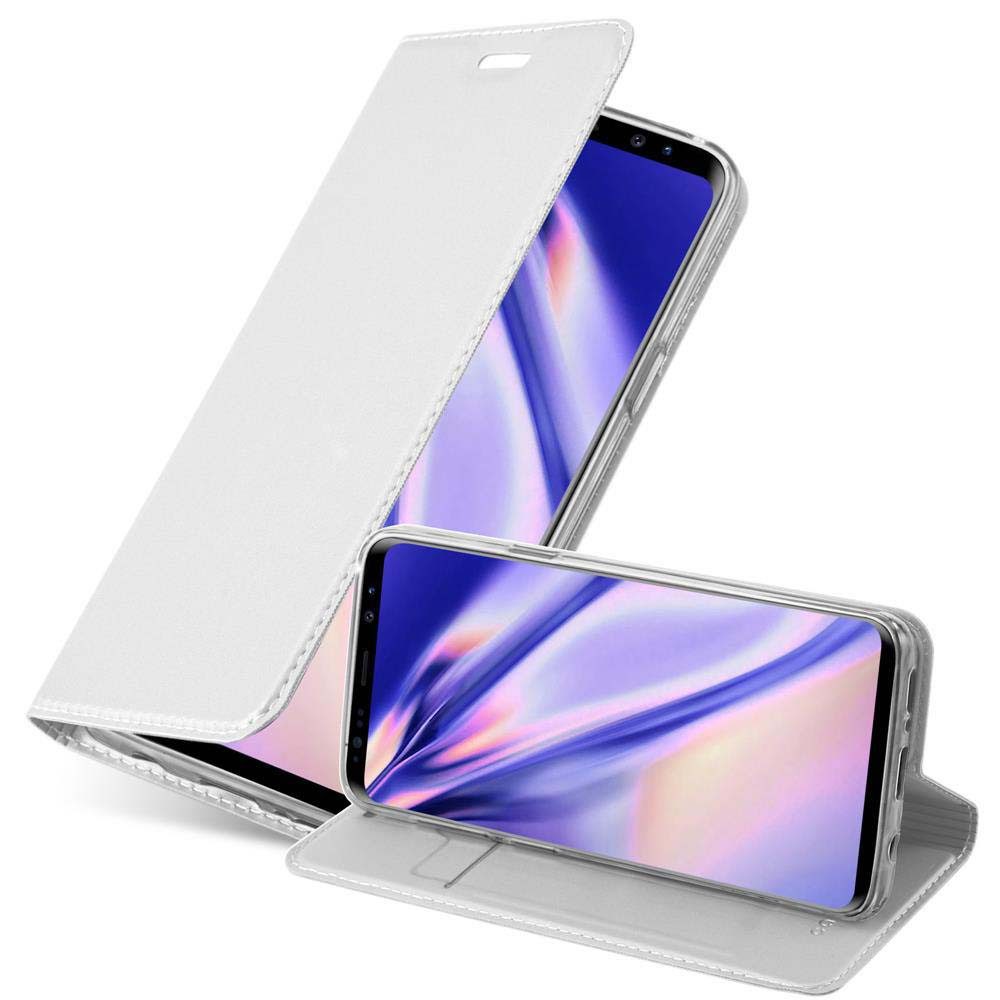 Cadorabo Handyhülle für Samsung Galaxy S9 Hülle Samsung Galaxy S9, Schutzhülle Hülle mit Standfunktion, Magnetverschluss und Kartenfach