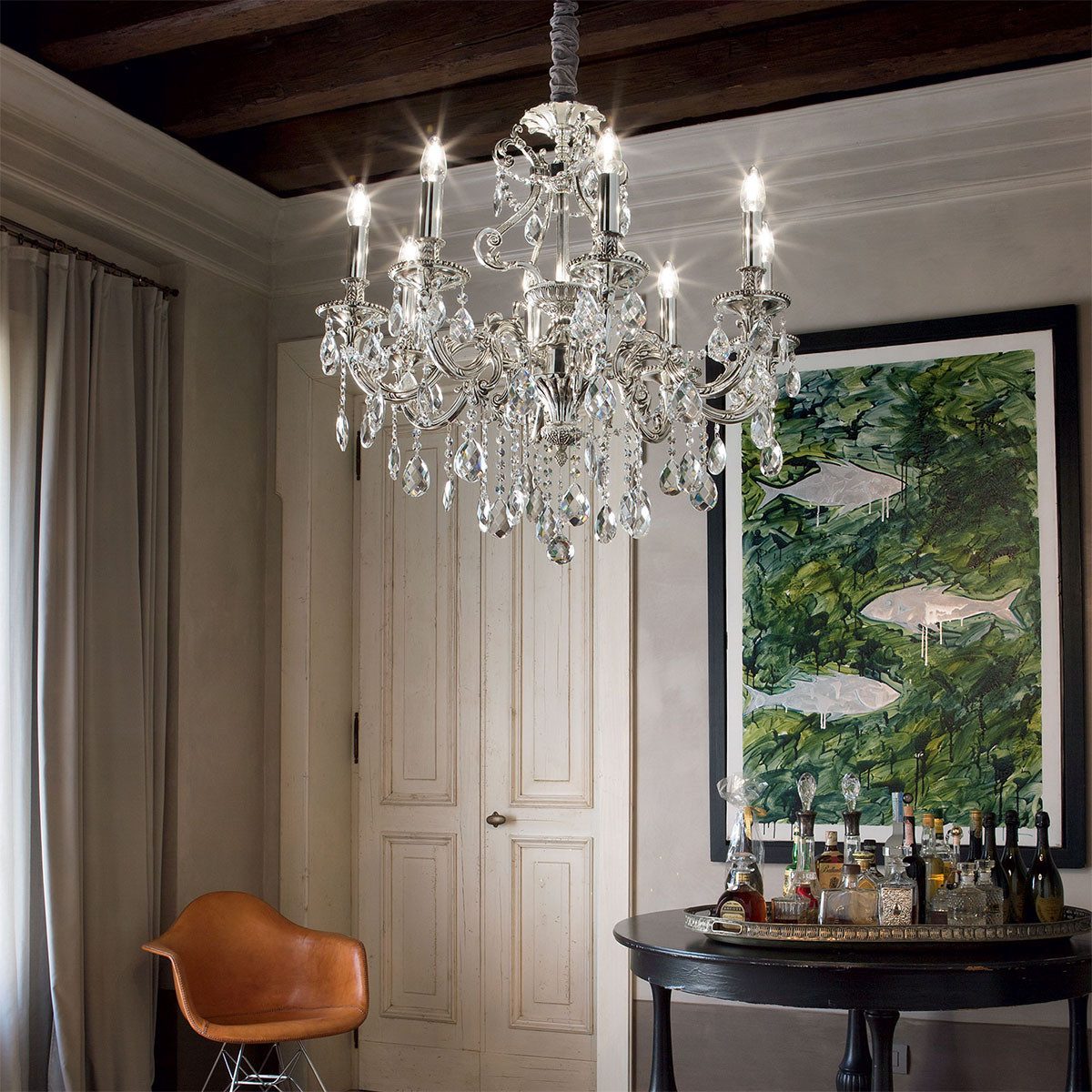 Ideal Lux Kronleuchter Gioconda SP6 Kronleuchter günstig online kaufen