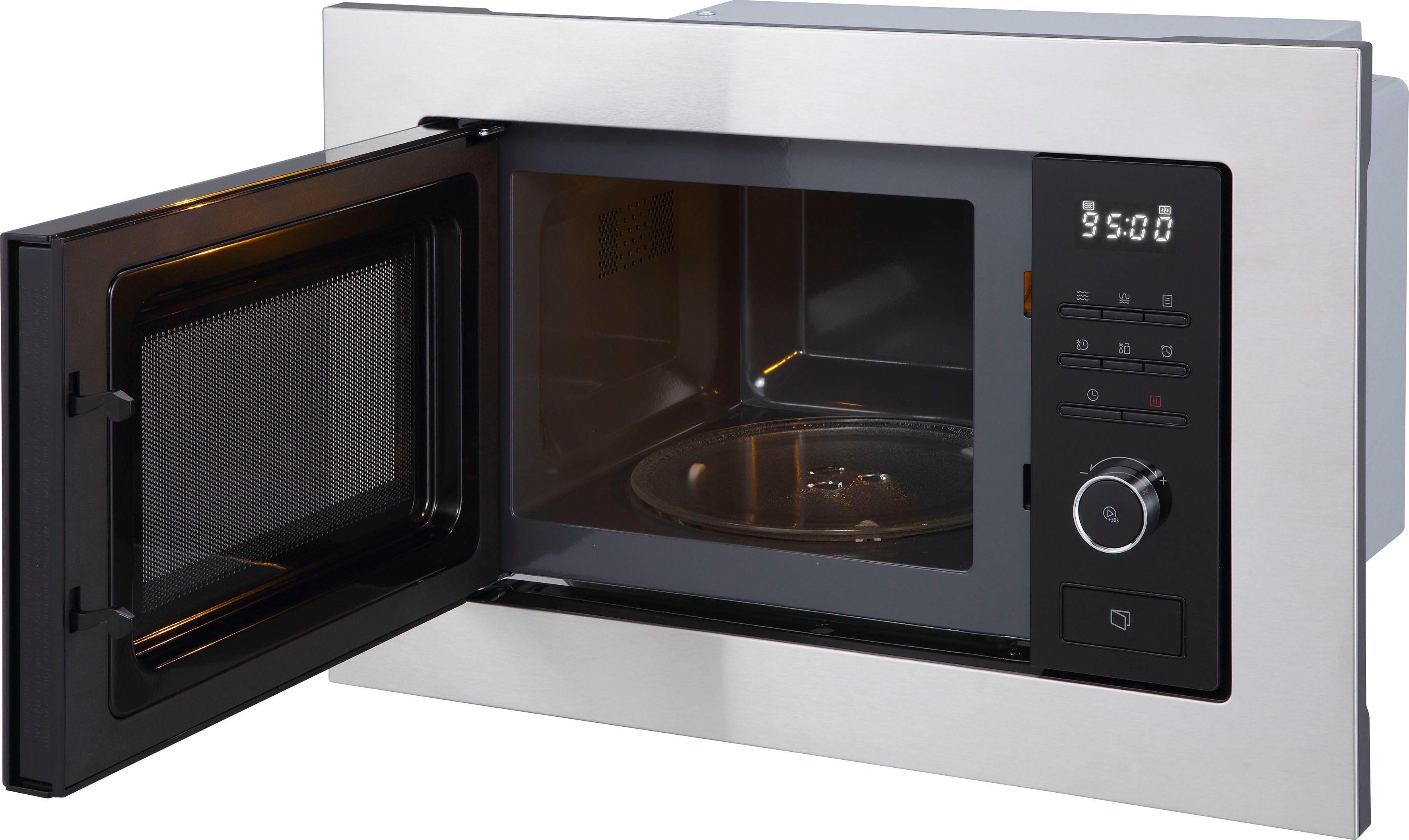 Hanseatic Einbau-Mikrowelle AG820B3AT-P0CE40, Grill, Mikrowelle, 20 l, inkl. 3 Jahre Herstellergarantie – Bild 5 von 5