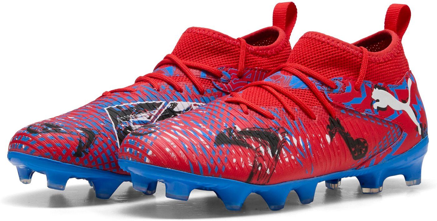 PUMA FUTURE 8 MATCH PLAYMAKERS FG/AG Jr PUMA RED-PUMA BLACK-ULTRA BLUE-PINK Fußballschuh