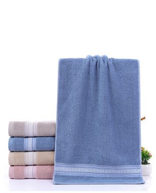 BlauCoastal Badetücher 3er Badetücher Groß aus Baumwolle mit Aufhänger, Saunatücher,Badehandtücher