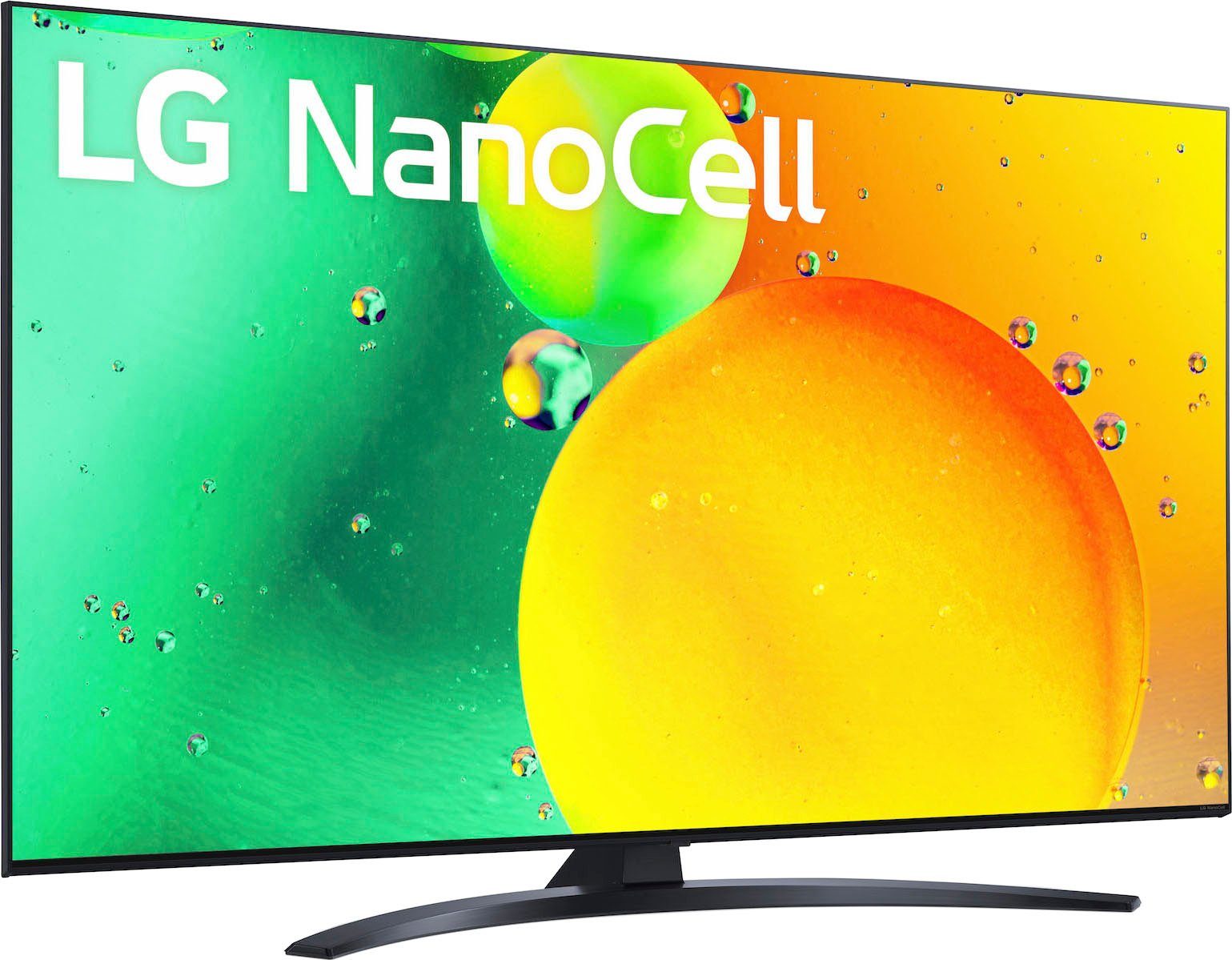 LG 55NANO769QA LED-Fernseher (139 4K Gen5 Zoll, Direct LED, HD, AI-Prozessor, Ultra α5 Smart-TV, cm/55 2.0, Sprachassistenten) 4K HDMI