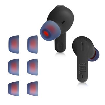 kwmobile 6x Polster für JBL Tune 230 NC TWS / T230NC Ohrpolster (3 Größen - Silikon Ohrstöpsel In-Ear Kopfhörer)