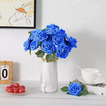 Kunstblume 25 Stück künstliche Rosen für Dekoration, Lubgitsr