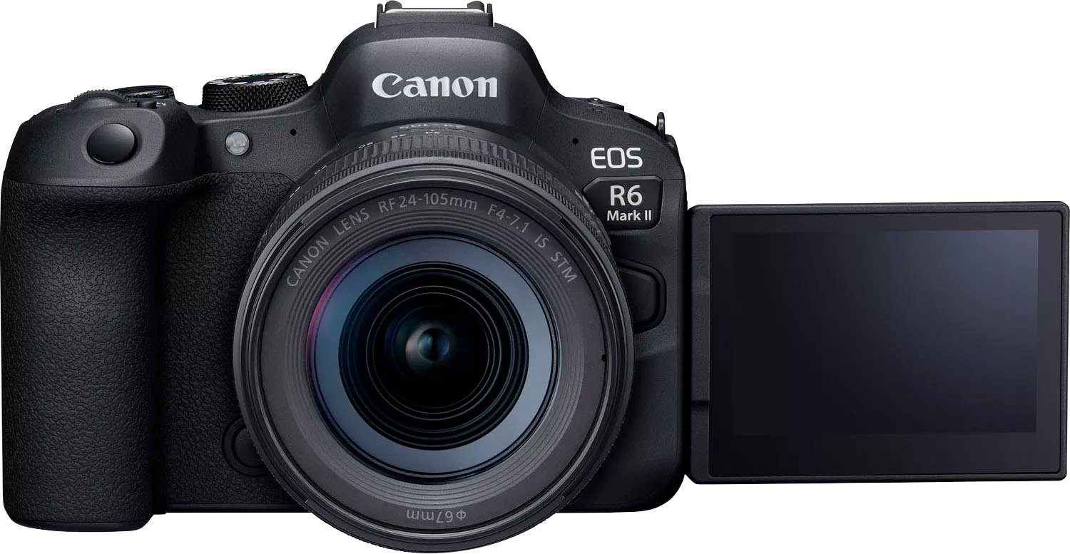 Canon EOS R6 Mark II + RF 24-105mm F4-7.1 IS STM Kit Systemkamera (RF 24-105mm F4-7.1 IS STM, 24,2 MP, WLAN (Wi-Fi), Bluetooth, Hybridkamera für Foto und Video  – Bild 4 von 5