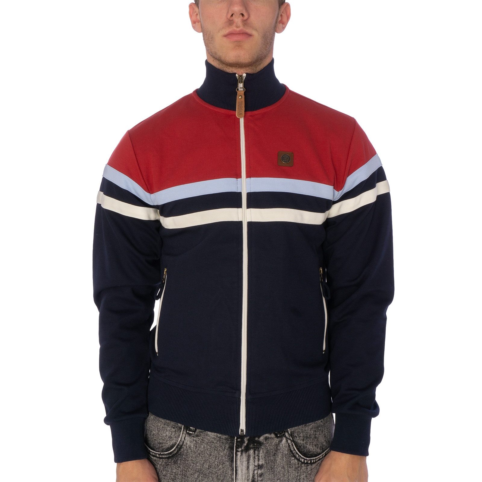 Trojan Sweatjacke Sweatjacke Trojan Panel Stripe günstig online kaufen