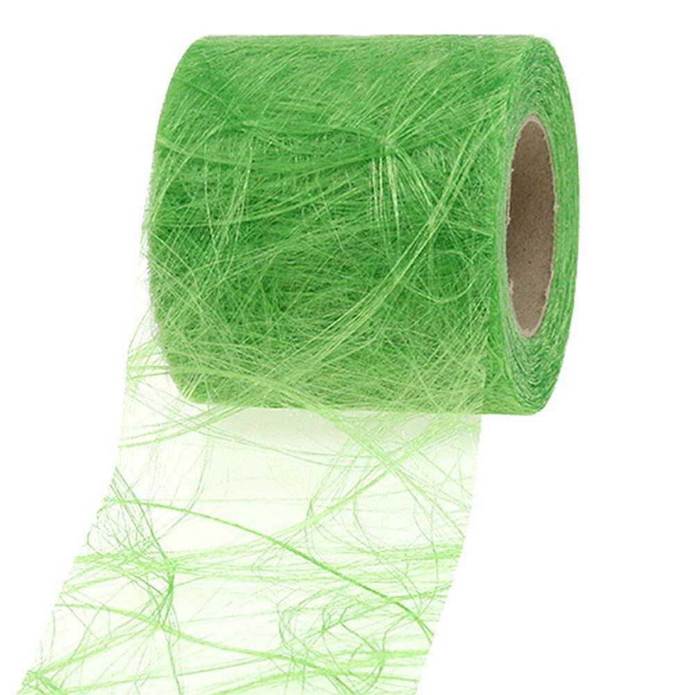 Florists Products Tischläufer Vlies-Dekoband 8cm x 25m Hellgrün - Tischband Frühling Ostern