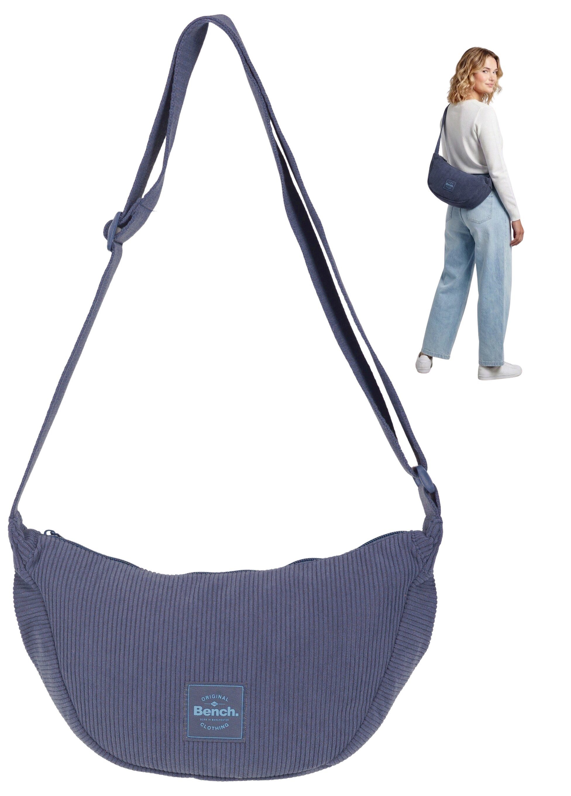 Handtasche Crossbag Moon Bag Schultertasche Slingbag Medium