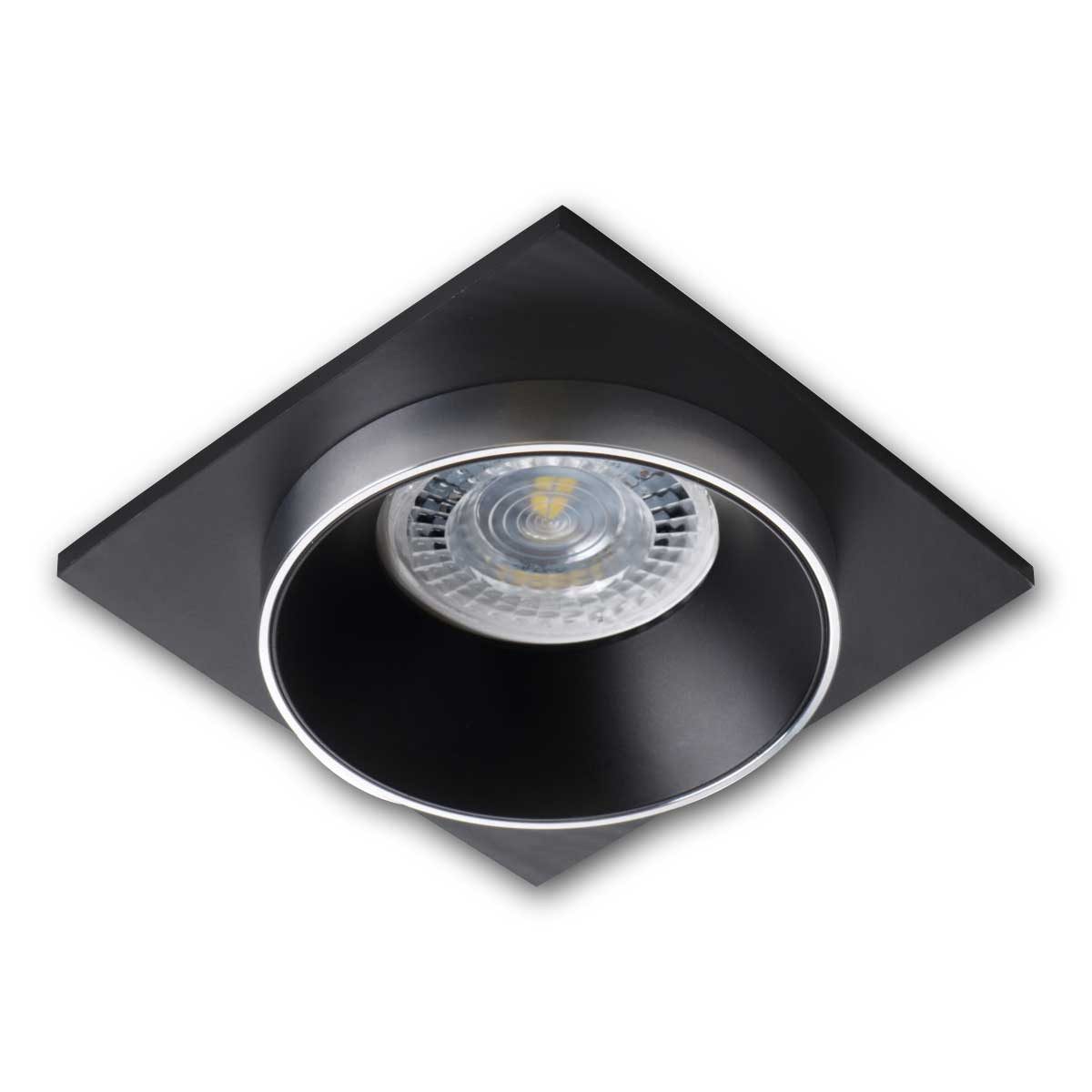 Kanlux Einbaurahmen Einbauleuchte SIMEN DSL S/B/B, Aluminium gepulvert