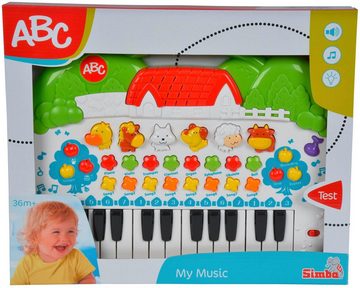 SIMBA Lernspielzeug ABC Tier-Keyboard, mit Licht und Sound