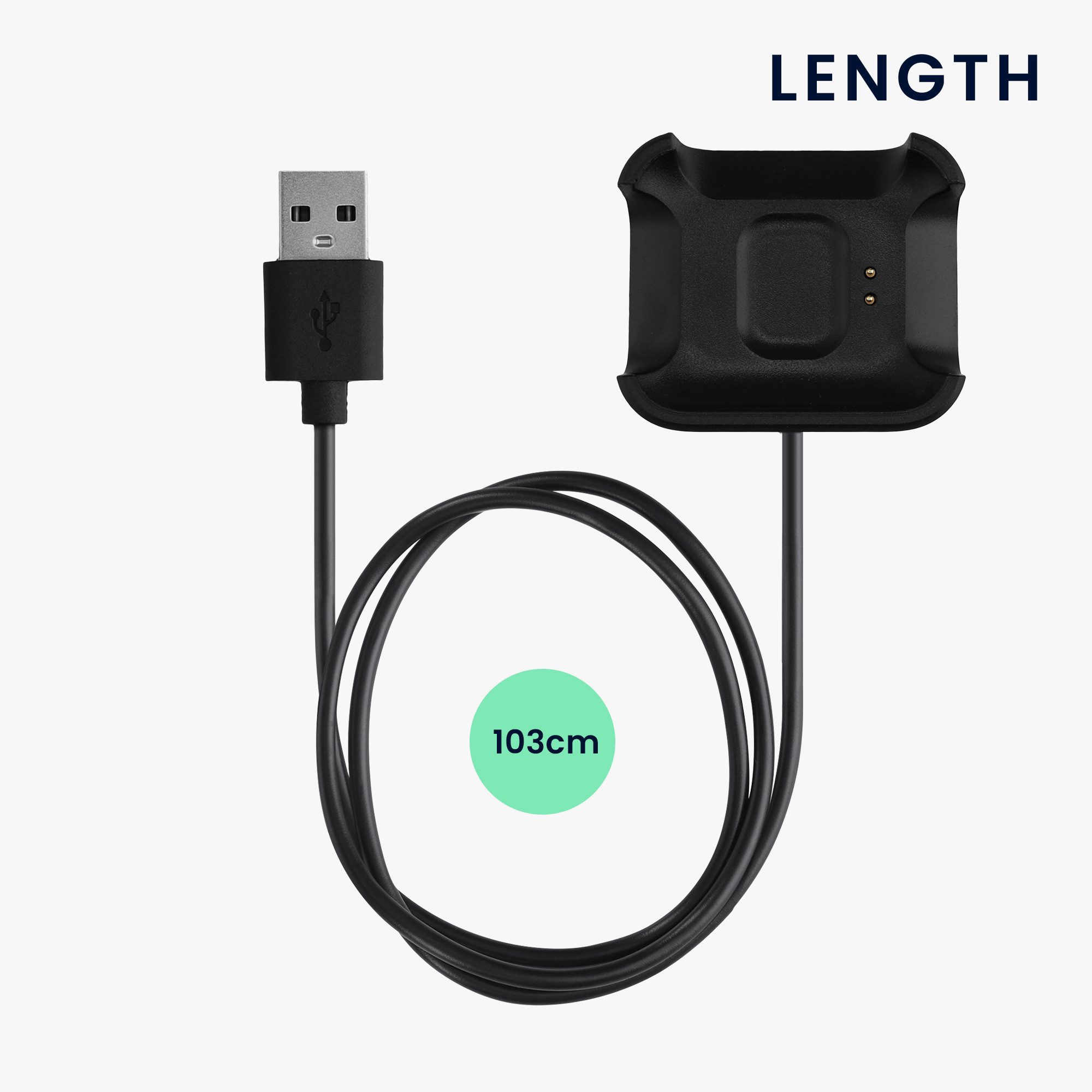 kwmobile Smartwatch Ladekabel für Xiaomi Mi Watch Lite / Redmi Watch Smartphone-Ladegerät (1-tlg., USB Ladekabel für Smartwatch Aufladekabel - Fitnesstracker Ersatzkabel)
