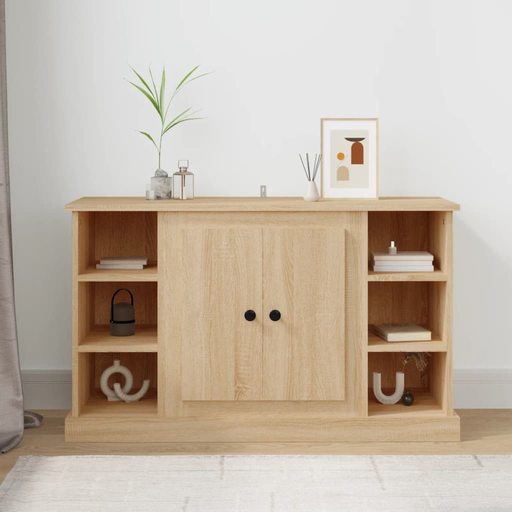 vidaXL Kommode NA Sideboard Sonoma Eiche 100x35,5x60 cm Spanplatte Kommode