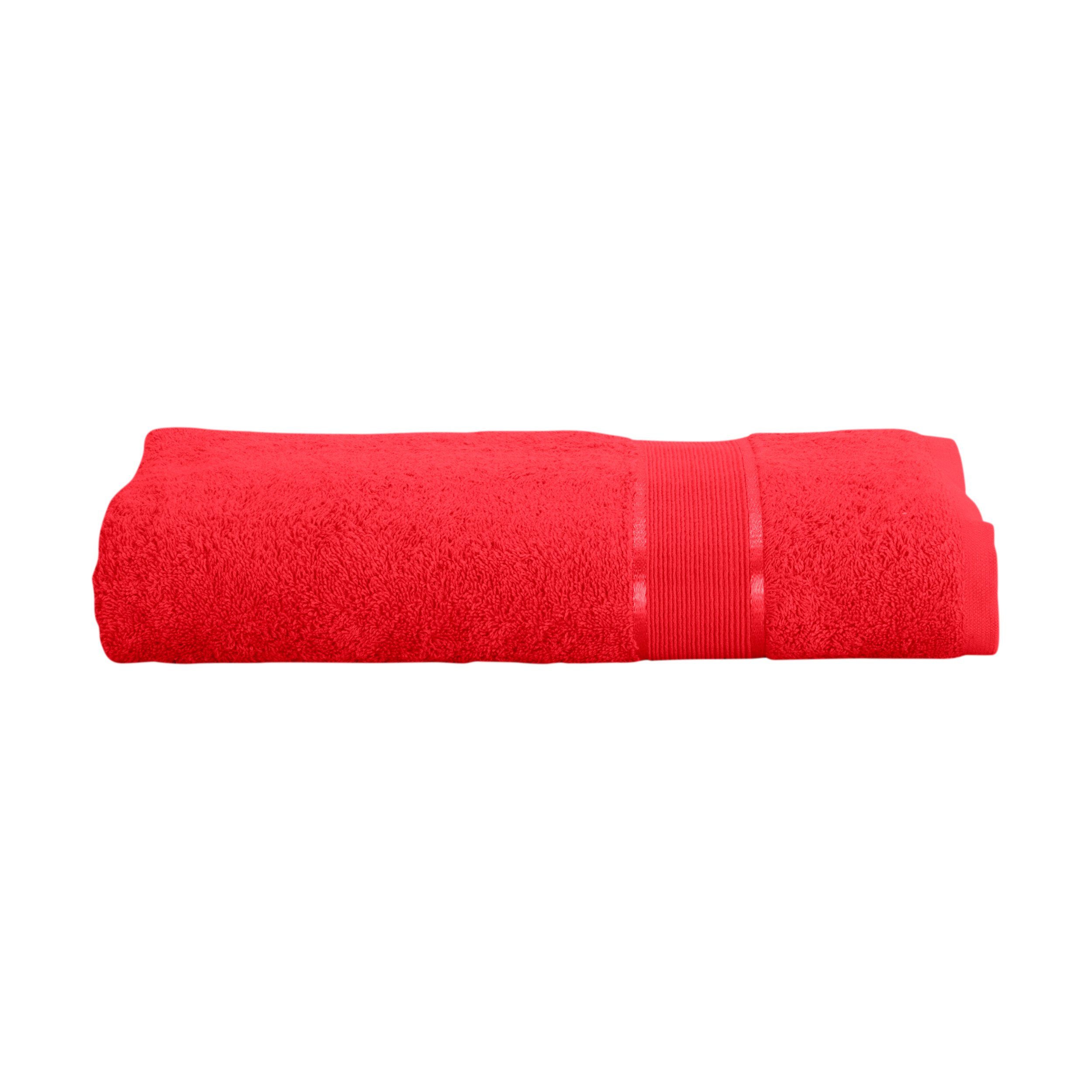 Baumwolle Handtuch, 100%_Baumwolle, Rot Mixibaby