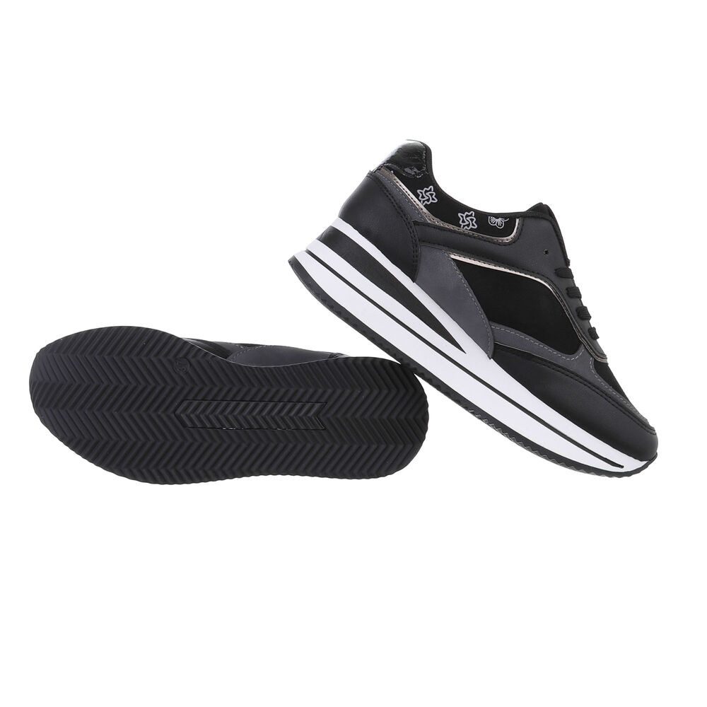 Ital-Design Damen Low-Top Freizeit Sneaker (86188165) Keilabsatz/Wedge Snea günstig online kaufen