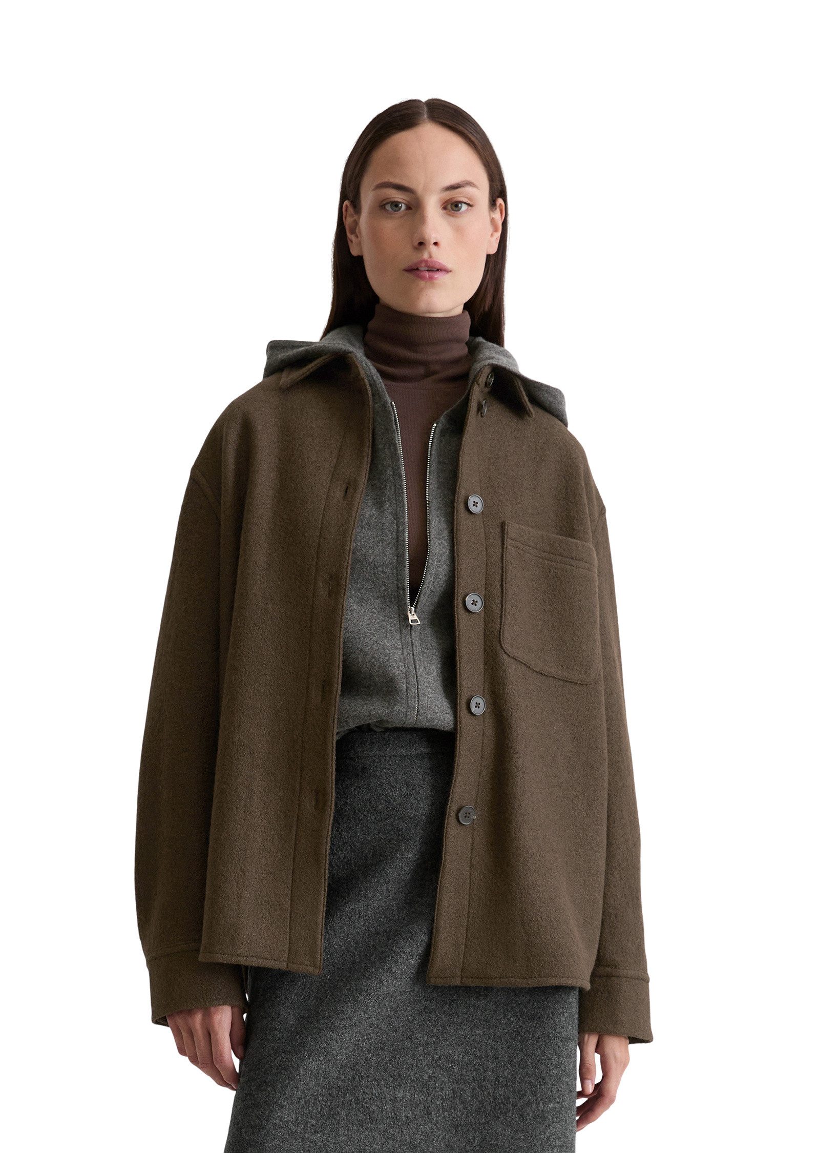 Marc O'Polo Kurzjacke aus Boiled Wool günstig online kaufen