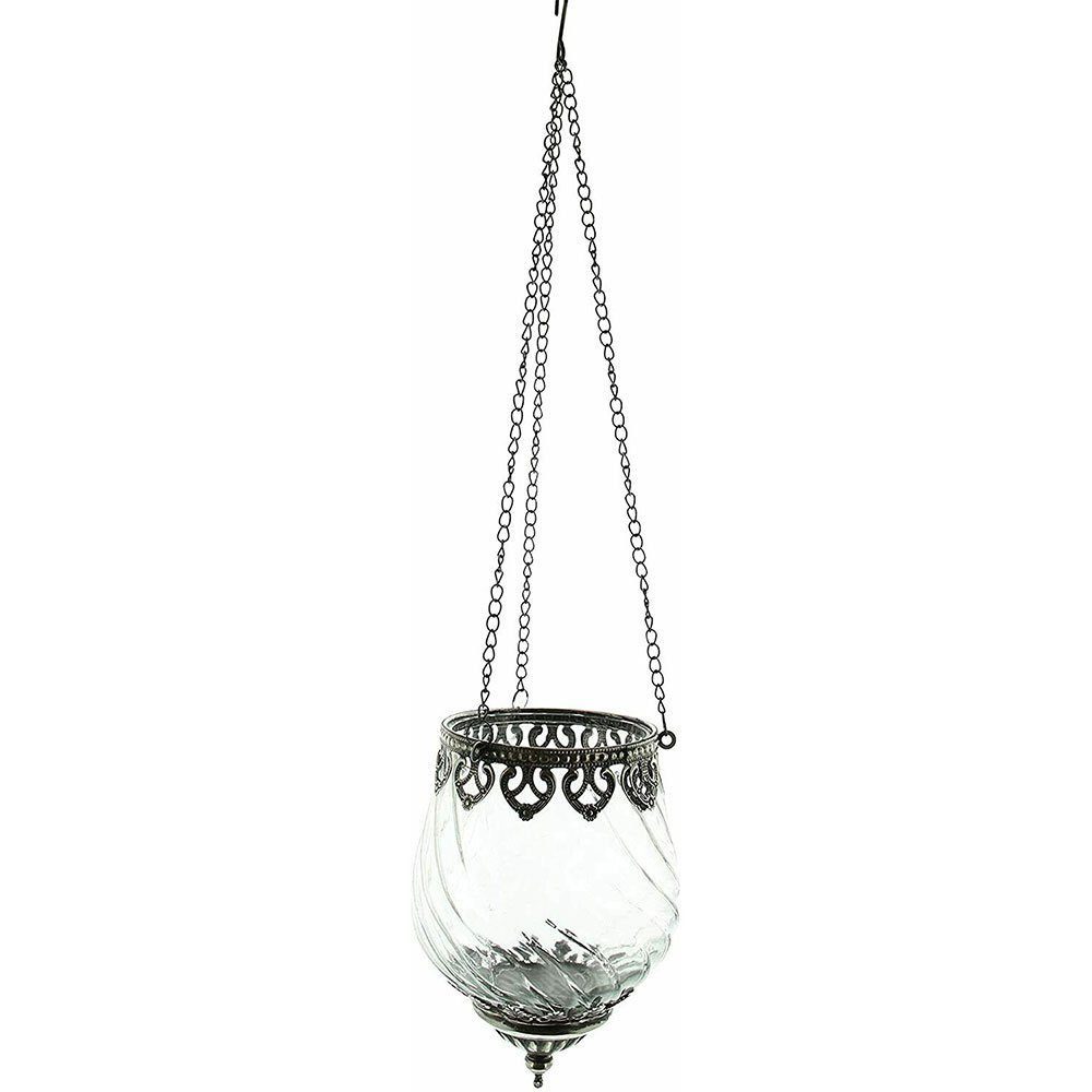 Home-trends24.de Hängewindlicht Windlicht Orient Glas Kerzenhalter Hängewindlicht Hänger