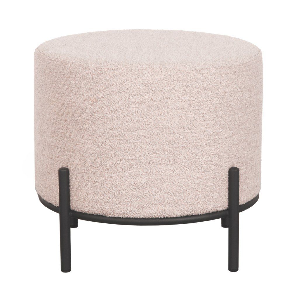 Stuhl Beige Stoff RINGO-Living Möbel in Hocker 410x460mm, aus Healani
