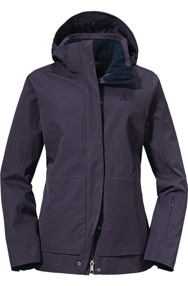 Schöffel Winterjacke ZipIn Toledo (wasserdicht, winddicht, atmungsaktiv) violett Damen