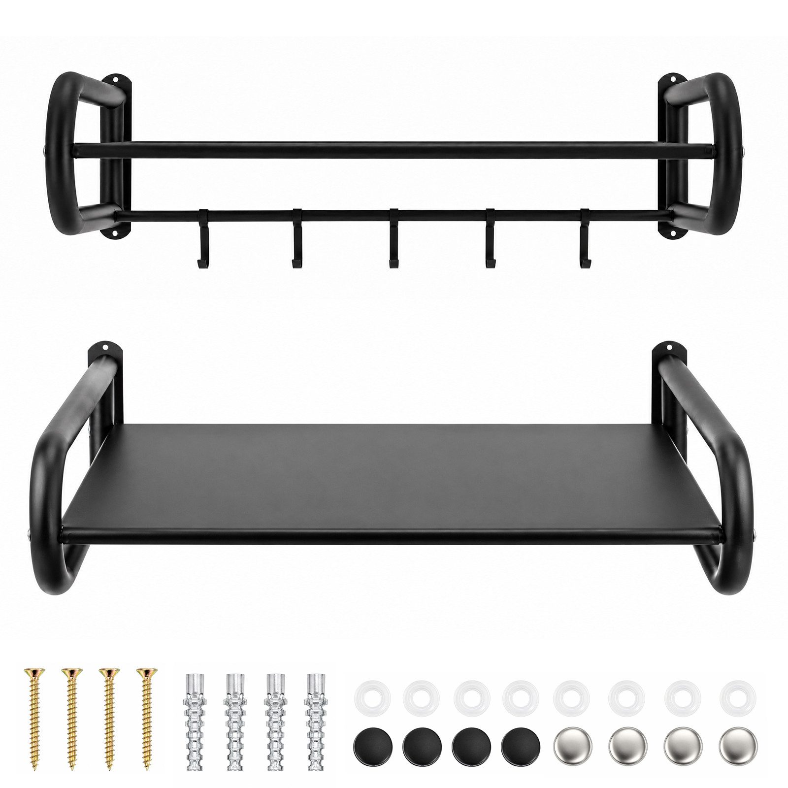 Youyijia Küchenorganizer-Set Mikrowellen Wandhalterung Regal Edelstahl Küchen Organizer