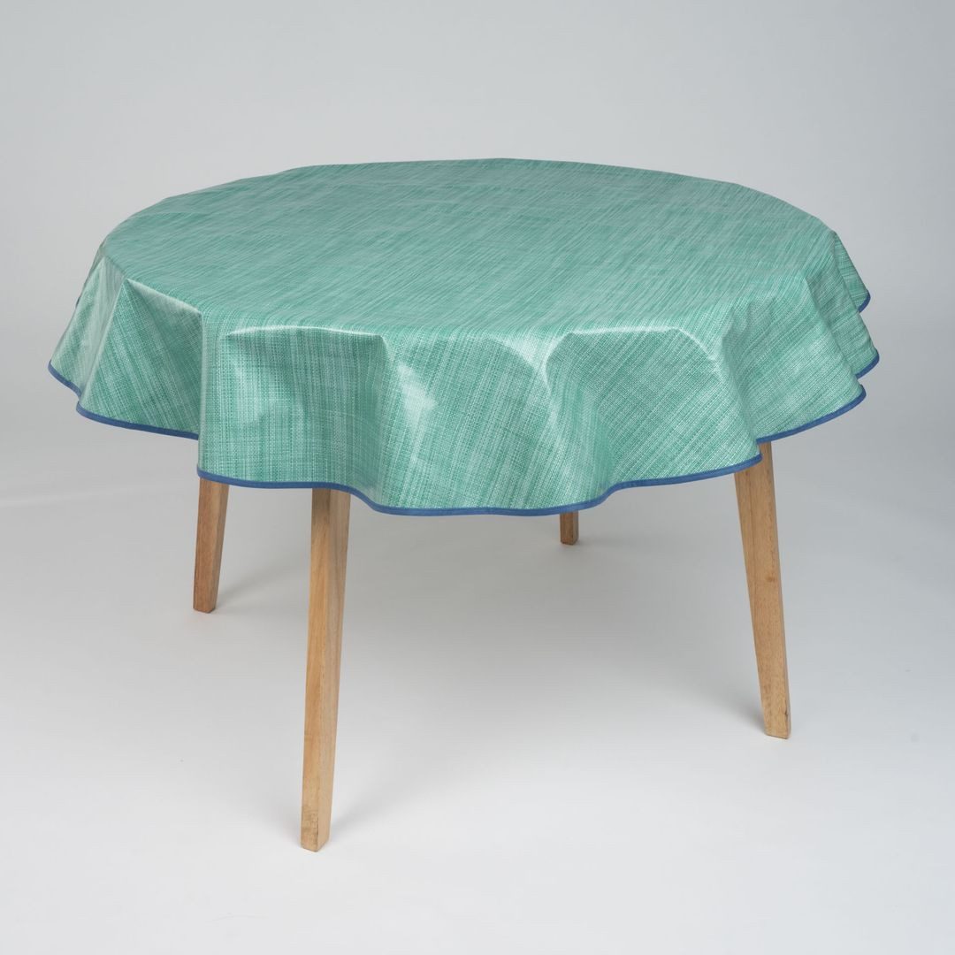 laro Tischdecke 140cm runde Wachstuchtischdecke Saum-Eingefasst günstig online kaufen