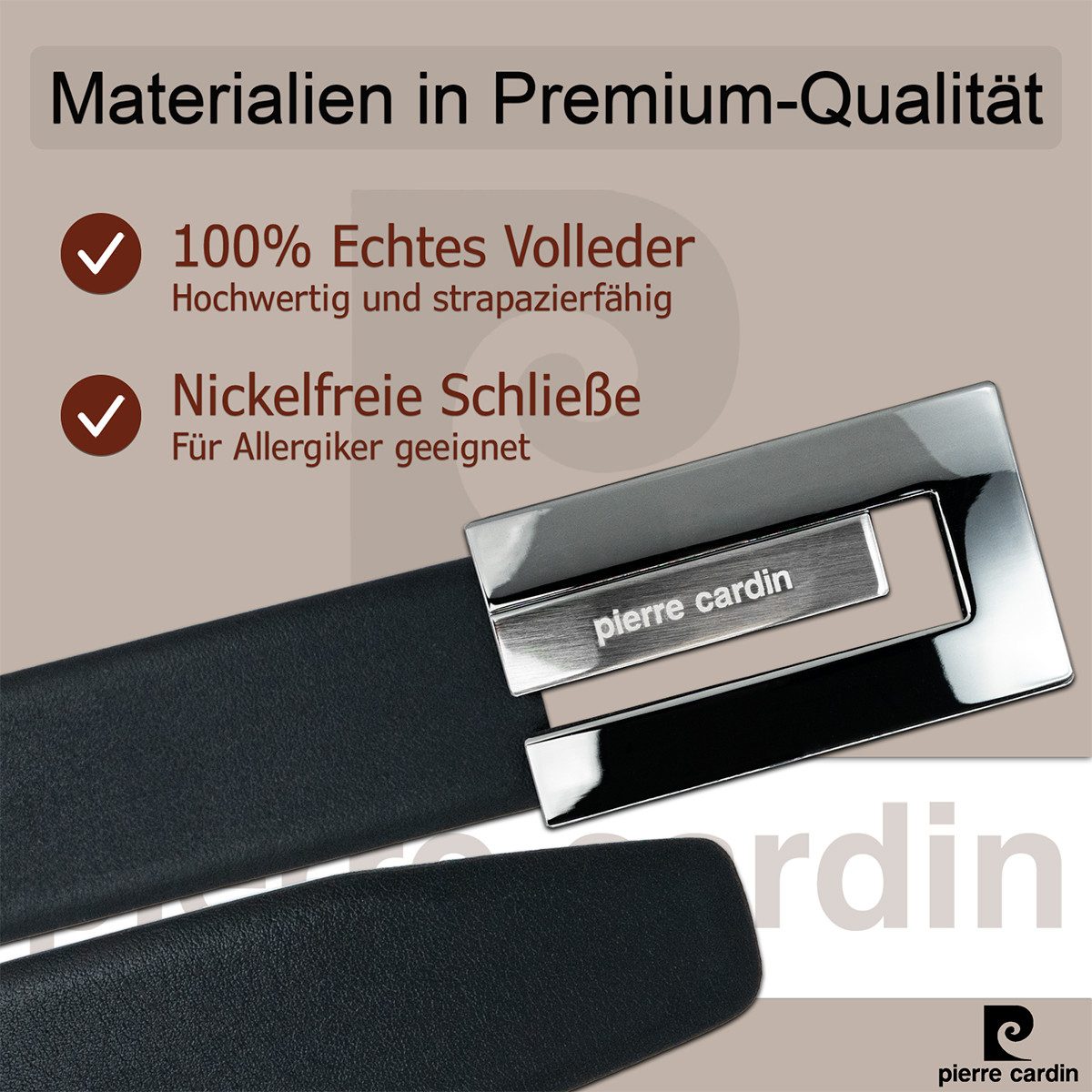 Pierre Cardin Ledergürtel