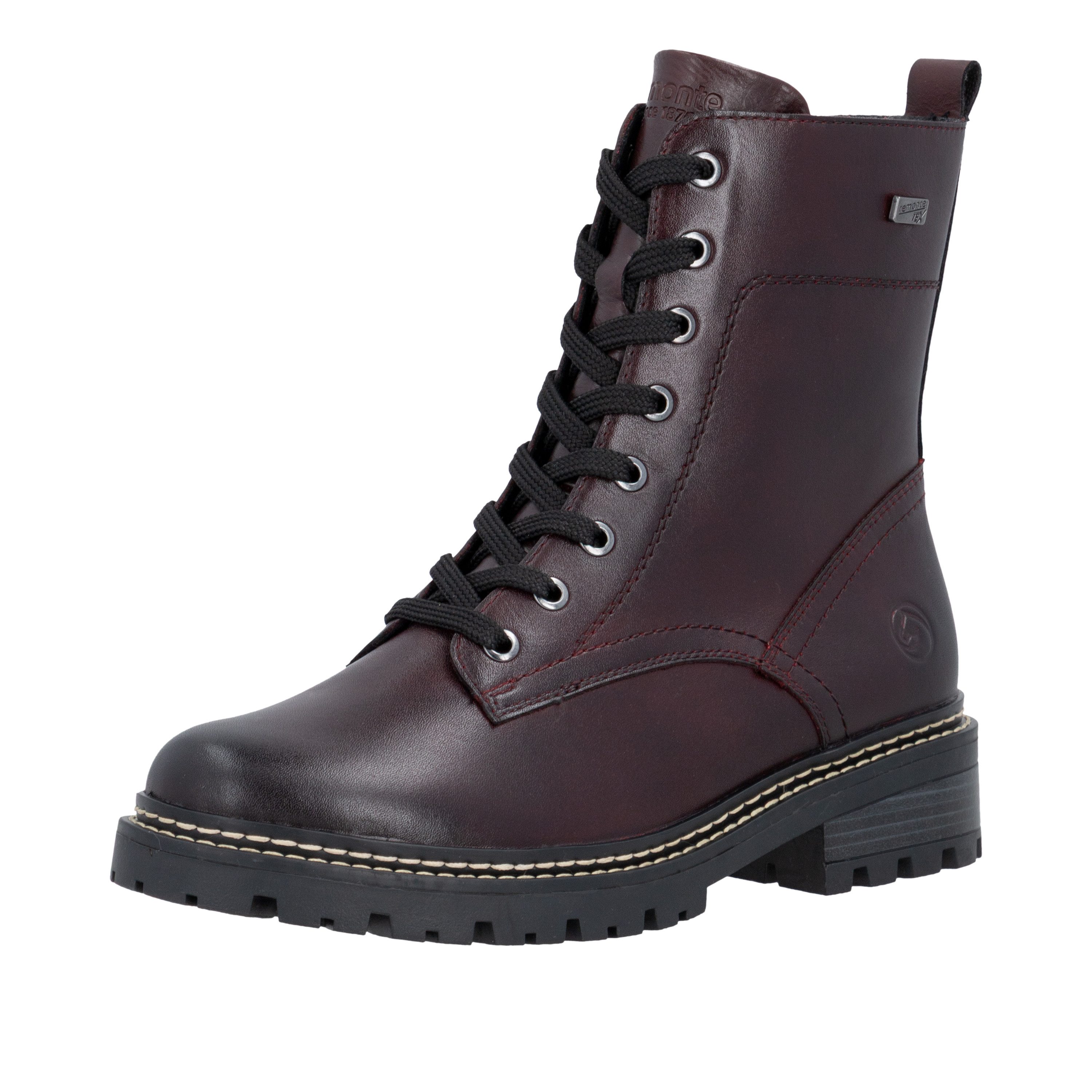 Remonte Schnürboots Schnürstiefelette mit Innenreißverschluss, TEX-Membrane