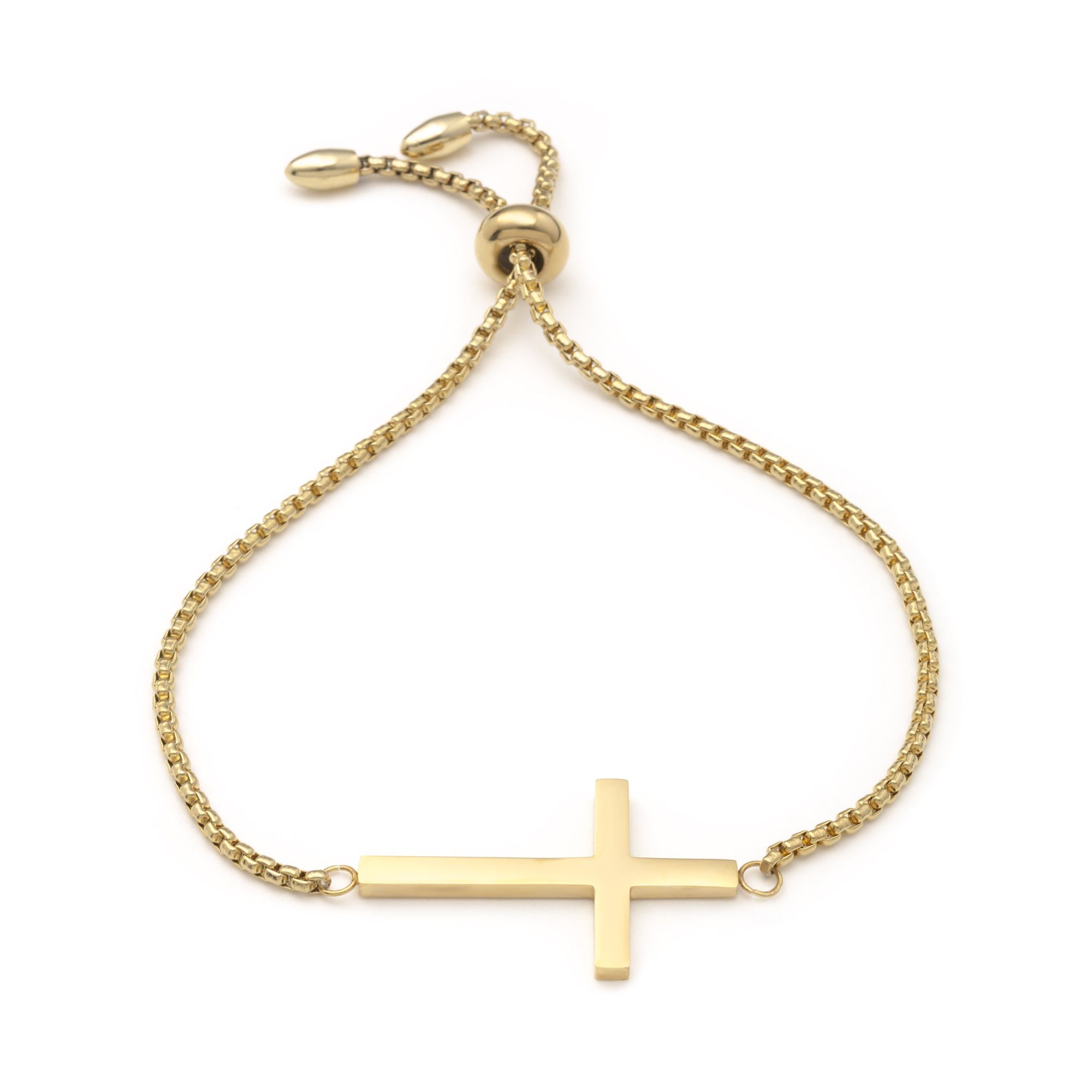 Heideman Armband Crux silberfarben poliert (Armband, inkl. Geschenkverpackung), Armkette für Frauen