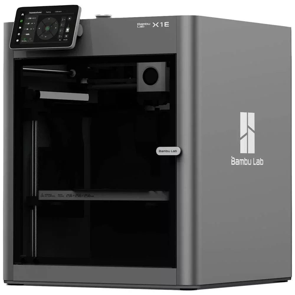 Bambu Lab 3D-Drucker X1E Combo, integrierte Kamera, beheizbares Druckbett