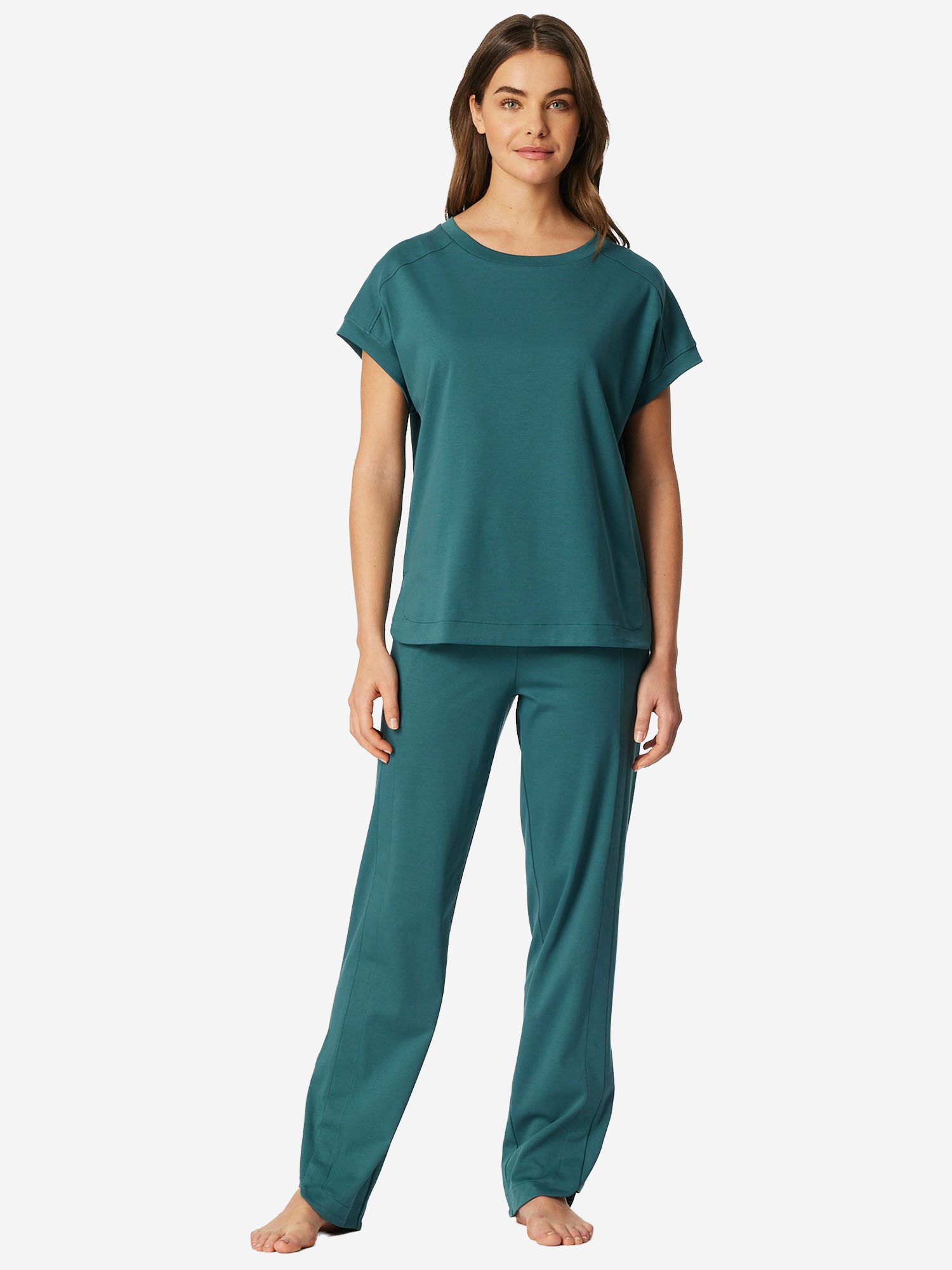Schiesser Pyjamaoberteil Mix Relax Schlafshirt, Pyjama Shirt, Nachtshirt – Bild 4 von 5