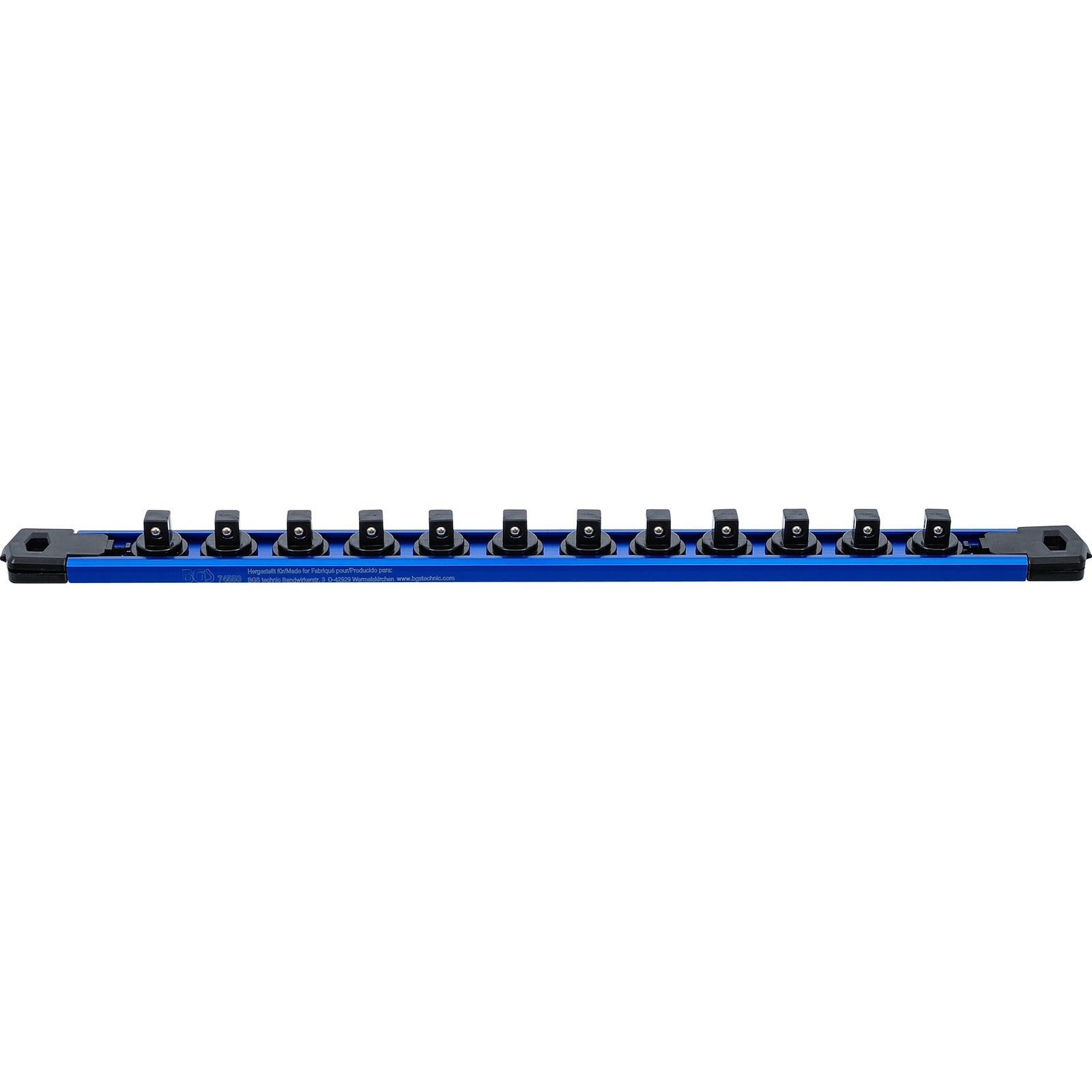 BGS Steckschlüssel BGS Halteschiene für 12 Steckschlüssel-Einsätze magnetisch für Antrieb