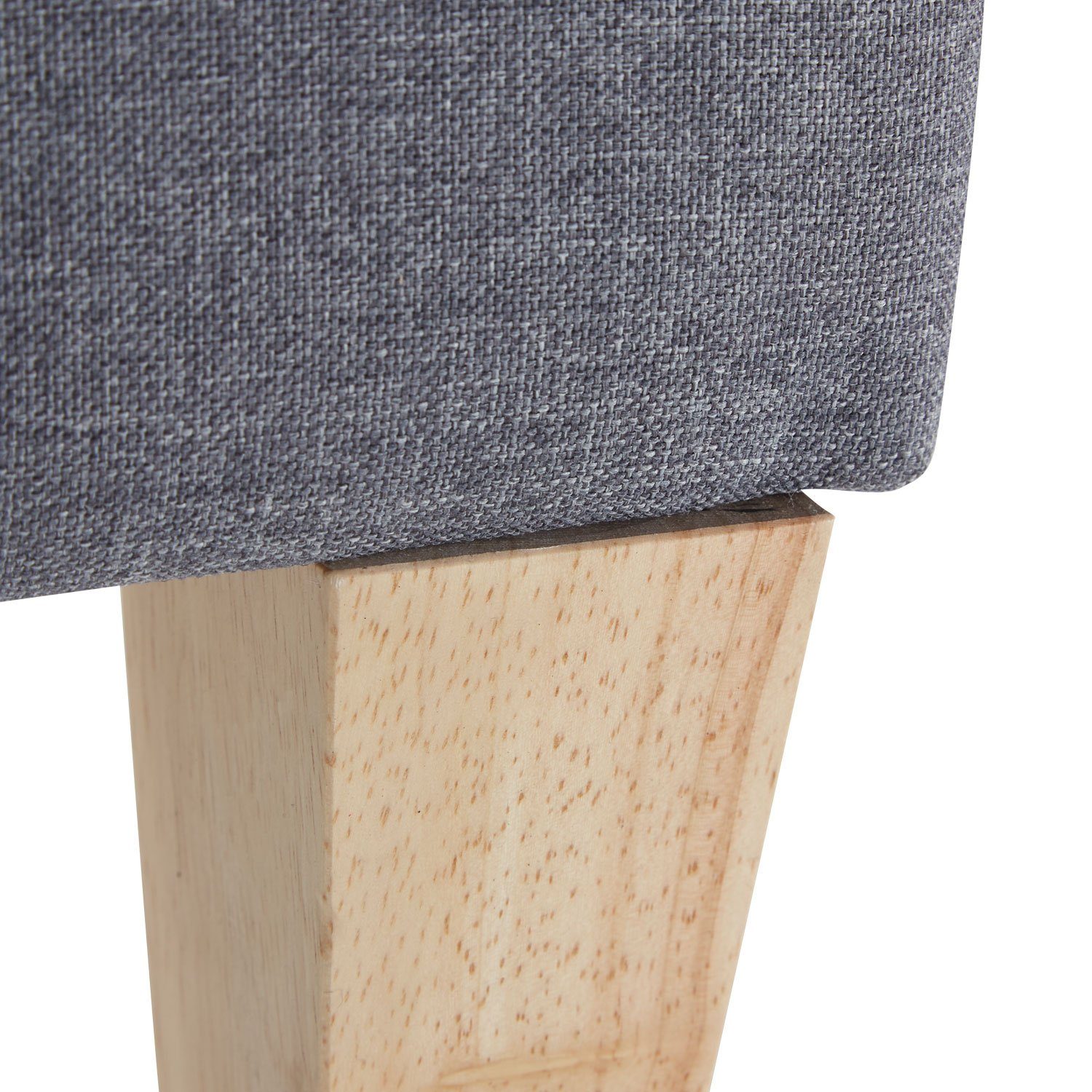 Homestyle4u Polsterbett »Einzelbett 90x200 Matratze Lattenrost