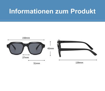 PACIEA Sonnenbrille UV Schutz Blendfrei Fahrer Polarisiert Quadratisch