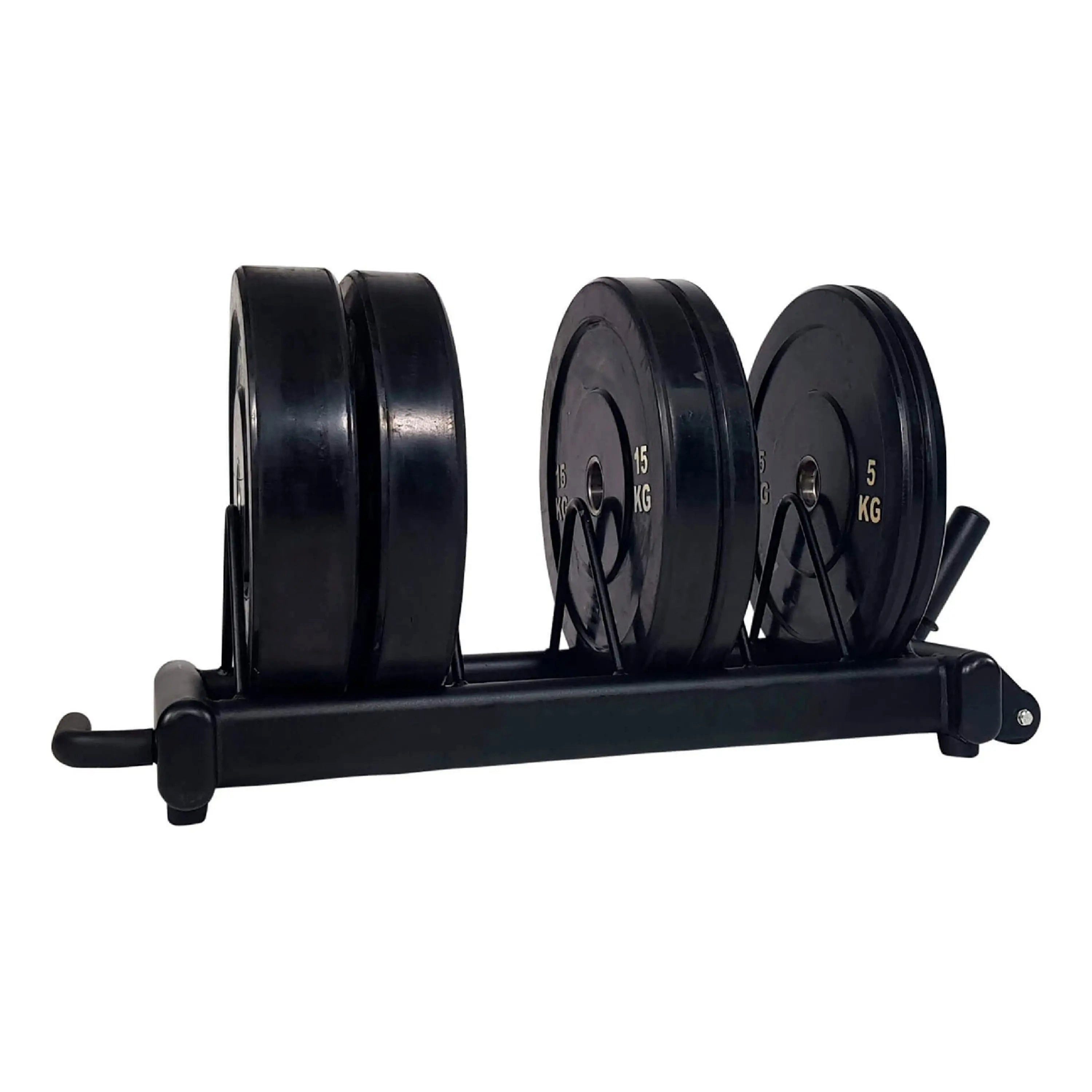 Sport-Knight® Hantelscheibenständer Hantelscheibenständer Mobil - Rack mit integrierten Rollen und Griff