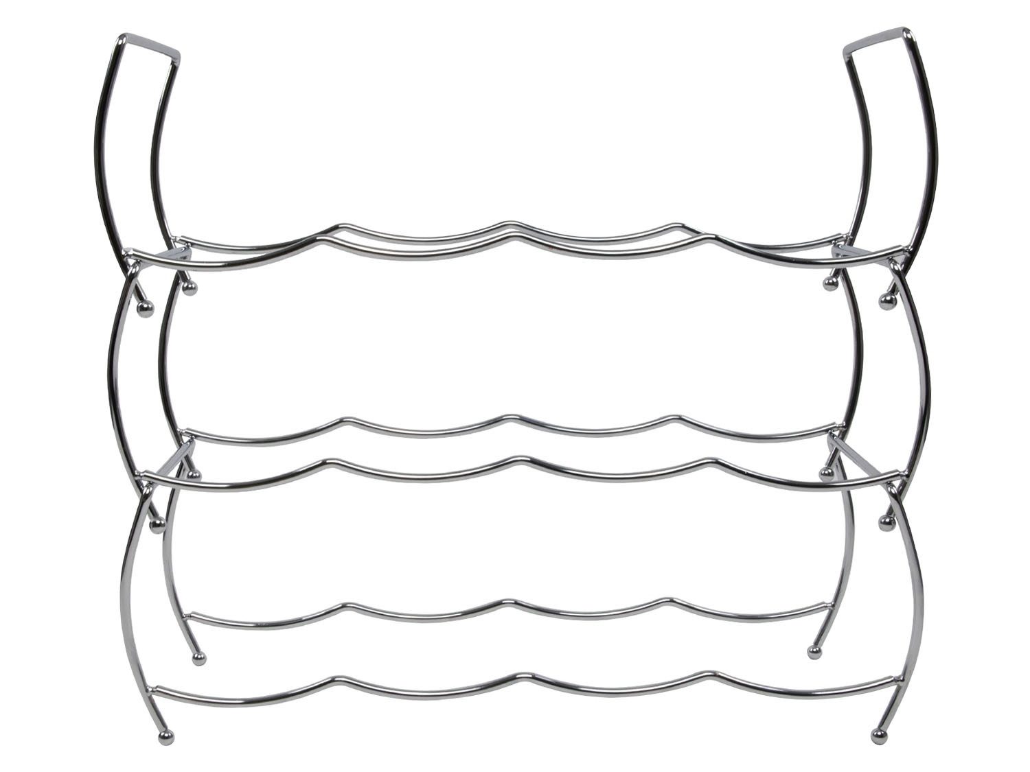 HIT Trading Weinflaschenhalter EVANIA, 3er Set, Silöbergrau, B 44 cm