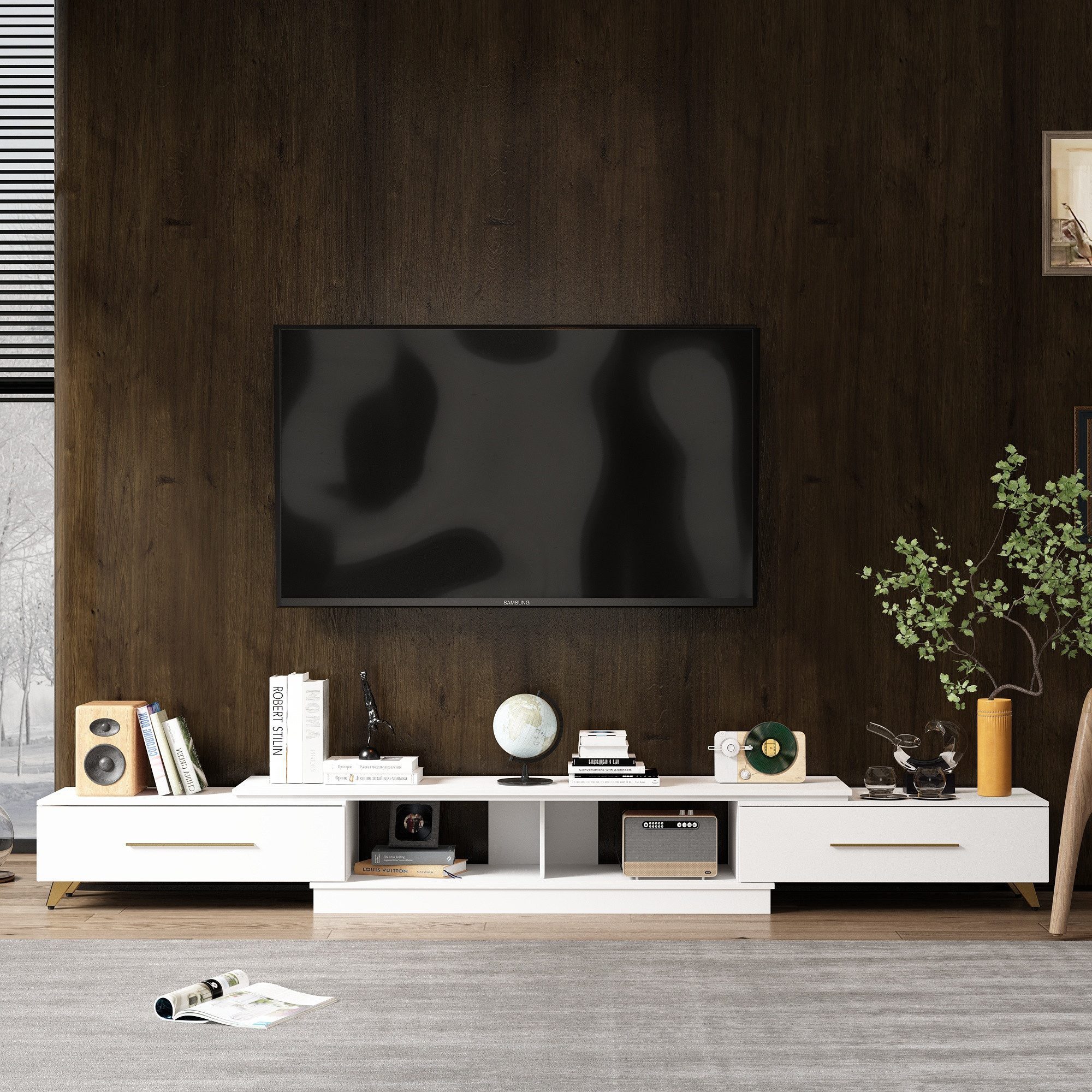 FUFU&GAGA Lowboard TV Schrank, 4 Modelle, günstig online kaufen
