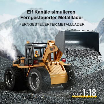 Welikera Spielzeug-Bagger Spielzeugauto, 2.4G RC USB 4WD Drive Bagger Spielzeug