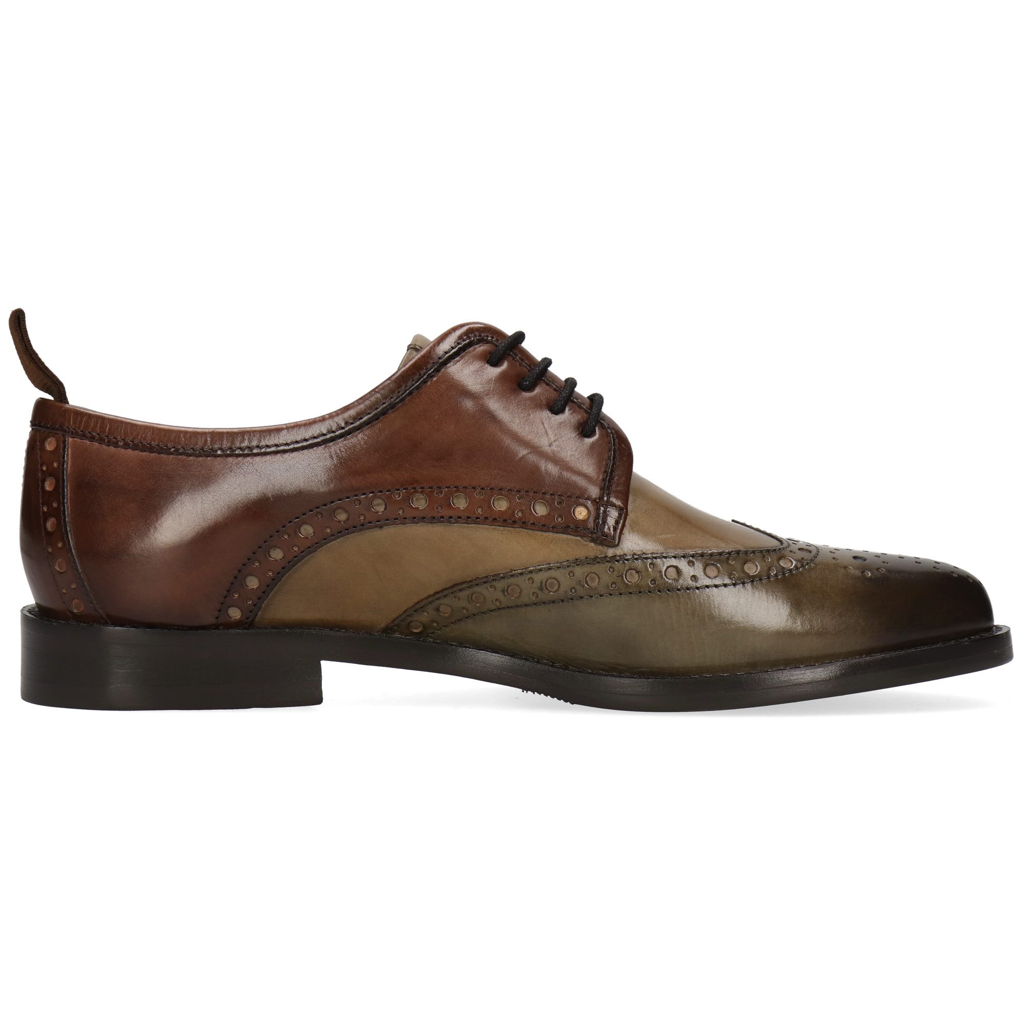 Melvin & Hamilton Selina 84 Leder-Derby Schuhe für Damen Schnürschuh Flache Absätze, Echtes Leder, Vegetabile Gerbung