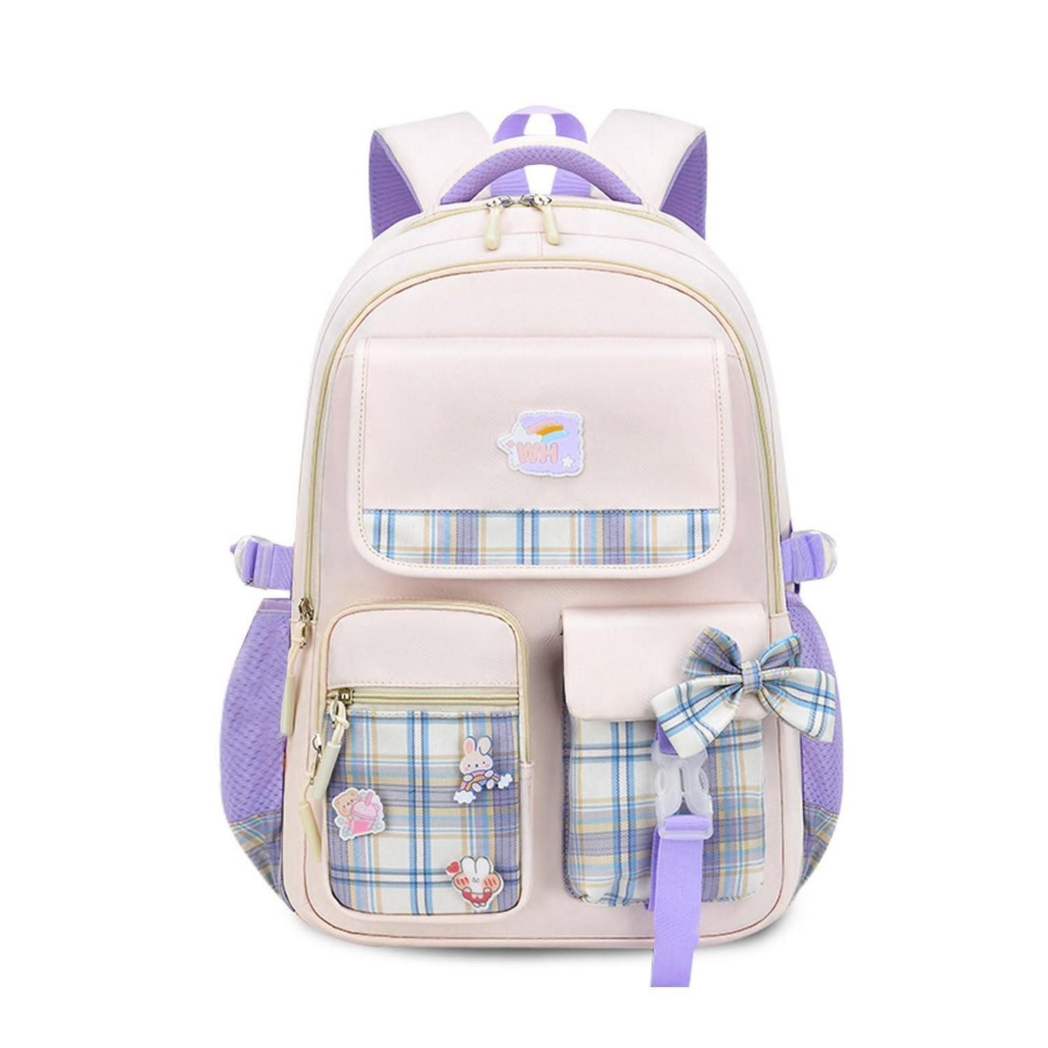 LuxusKollektion Kinderrucksack Kinderrucksack Leuchtend Kindergarten/Schule Weiss