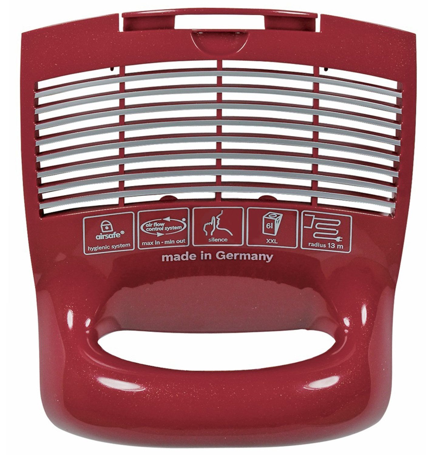 BOSCH Bodenstaubsauger Ausblasgitter 00648454 kirschrote Gehäuseabdeckung, für Bodenstaubsauger