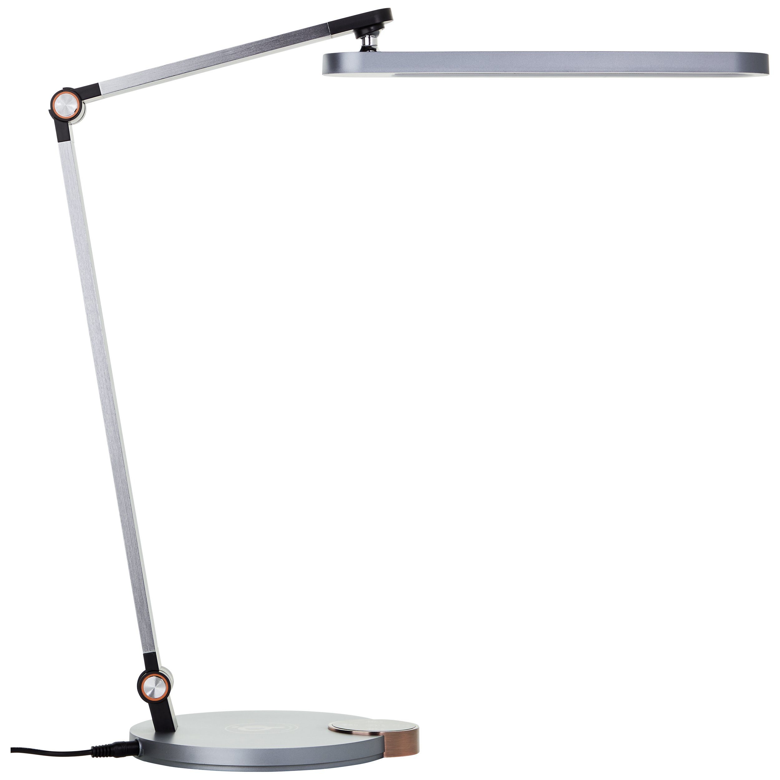Brilliant LED Schreibtischlampe Officehero, Dimmfunktion, LED fest integriert, warmweiß - kaltweiß, Wireless charging, 1000 lm, dimmbar, CCT – Bild 4 von 5