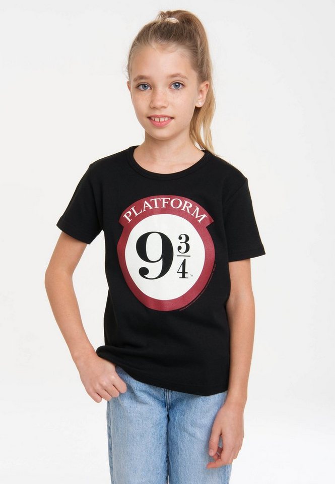 LOGOSHIRT T-Shirt Harry Potter - Platform 9 3/4 mit lizenziertem  Originaldesign
