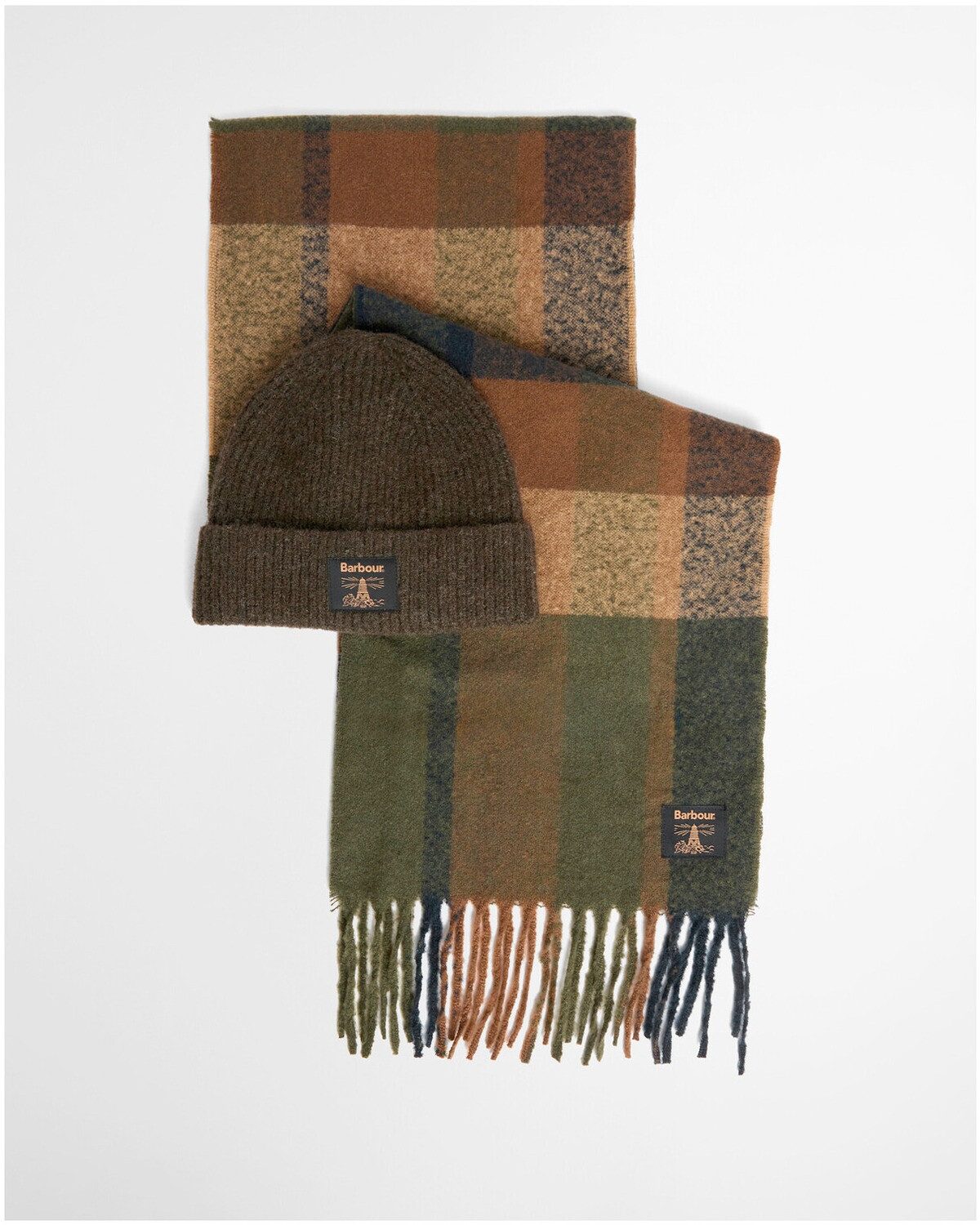 Barbour Bommelmütze Set Mütze+Schal Westerdale