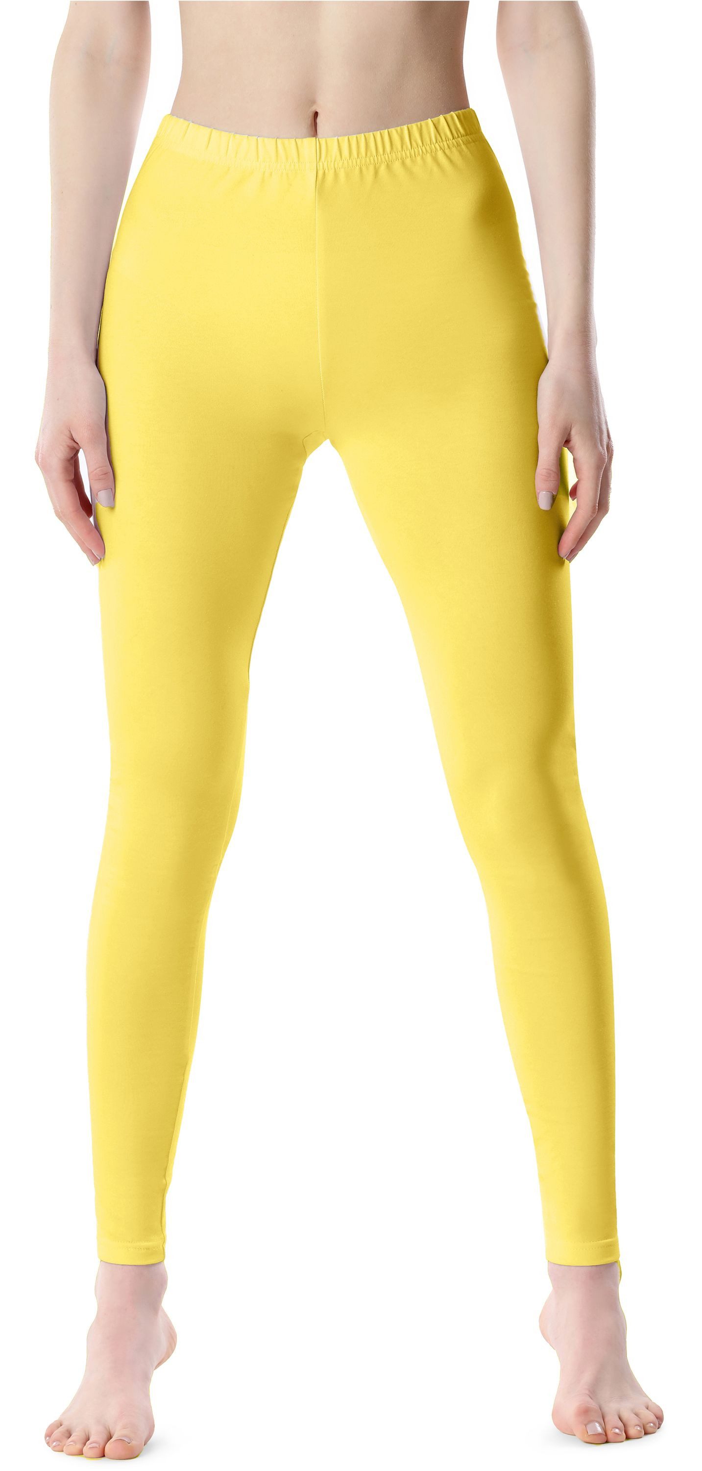 Bellivalini Leggings Damen Hose aus Baumwollstoff günstig online kaufen