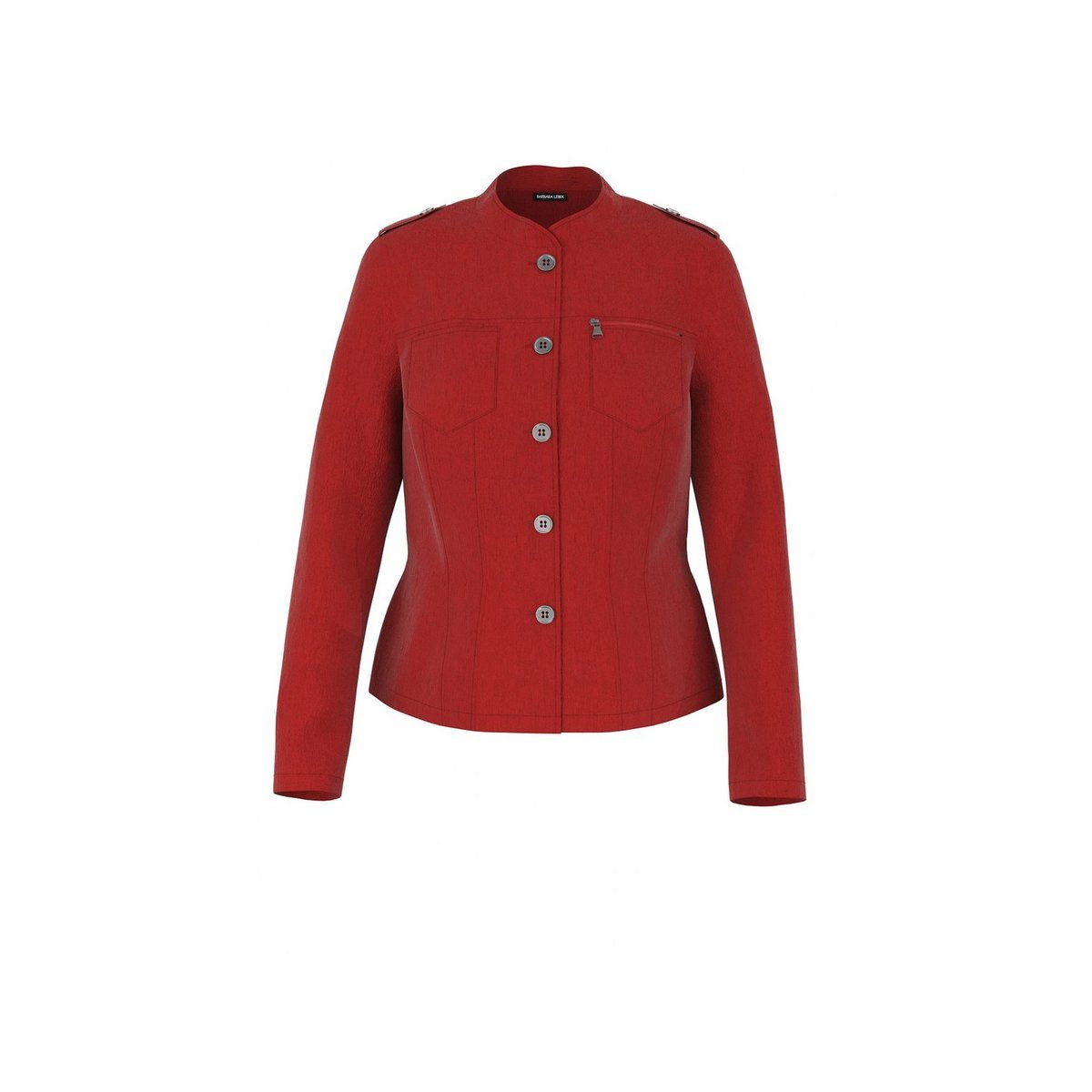 Barbara Lebek Jackenblazer bordeaux (1-tlg)