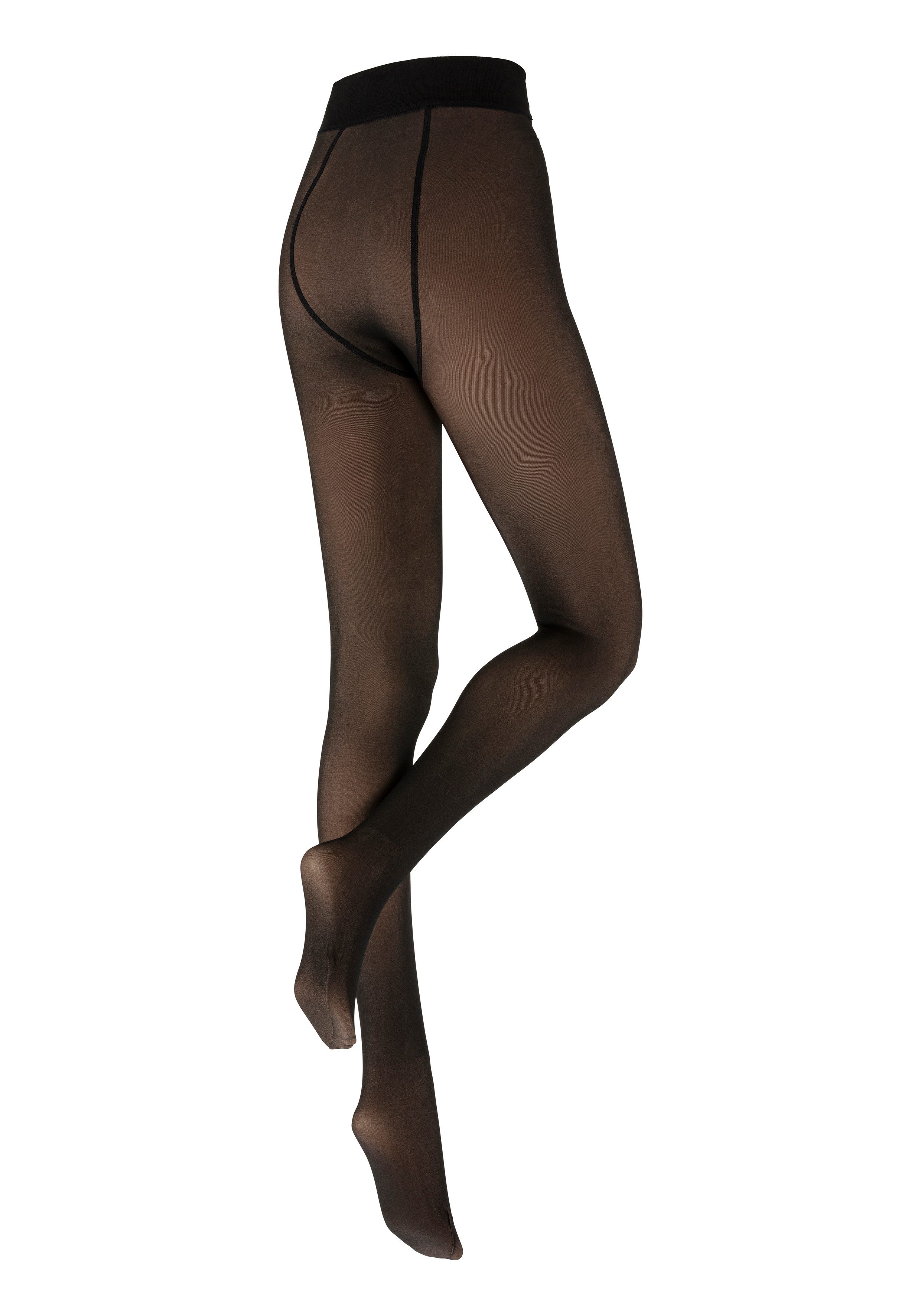 Sarlini Thermostrumpfhose LADIES FLEECE LINED TIGHTS im transparenten Look mit angenehmer Fleece-Fütterung in Feinstrumpfhosenoptik – Bild 5 von 5