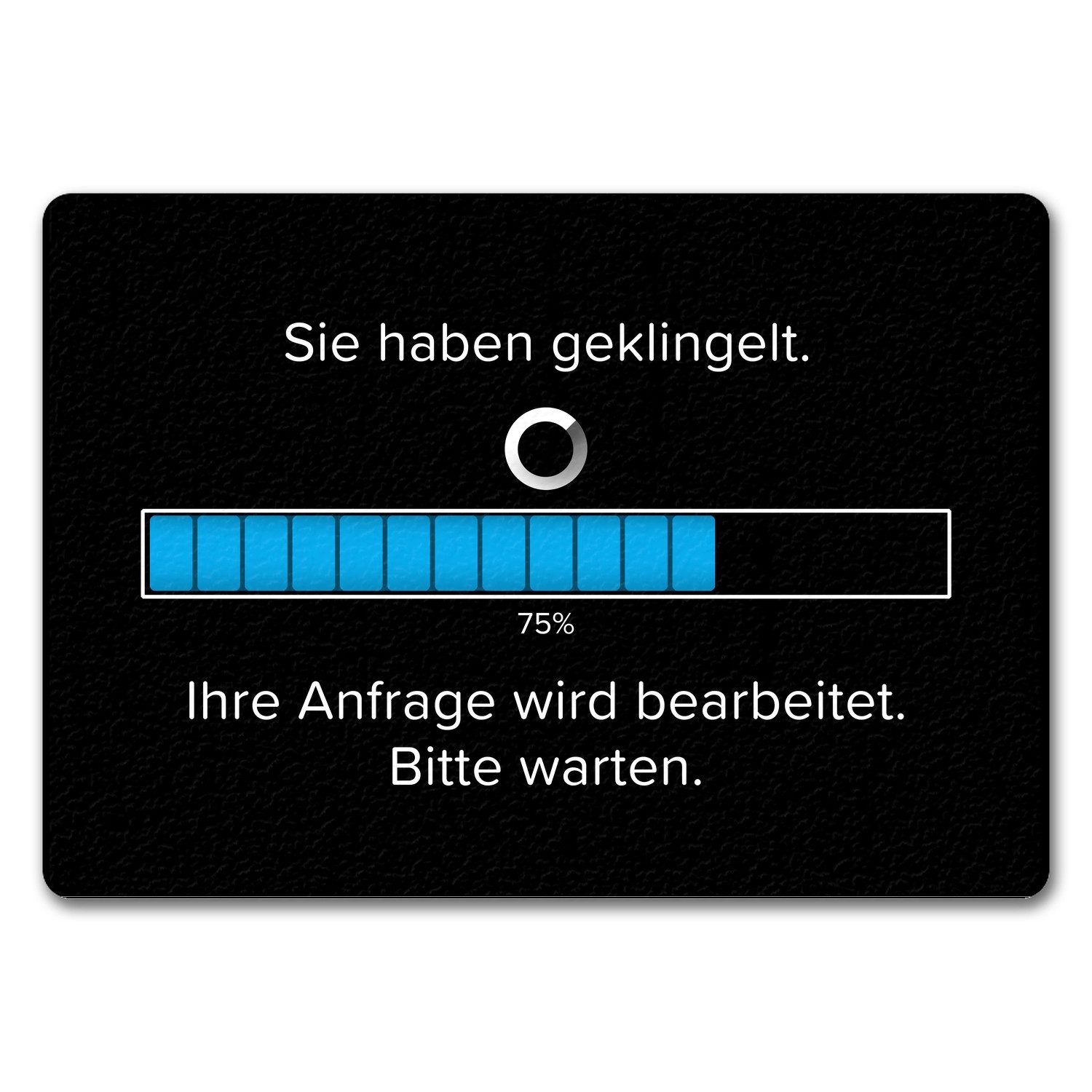 speecheese Fußmatte Sie haben geklingelt Fußmatte günstig online kaufen