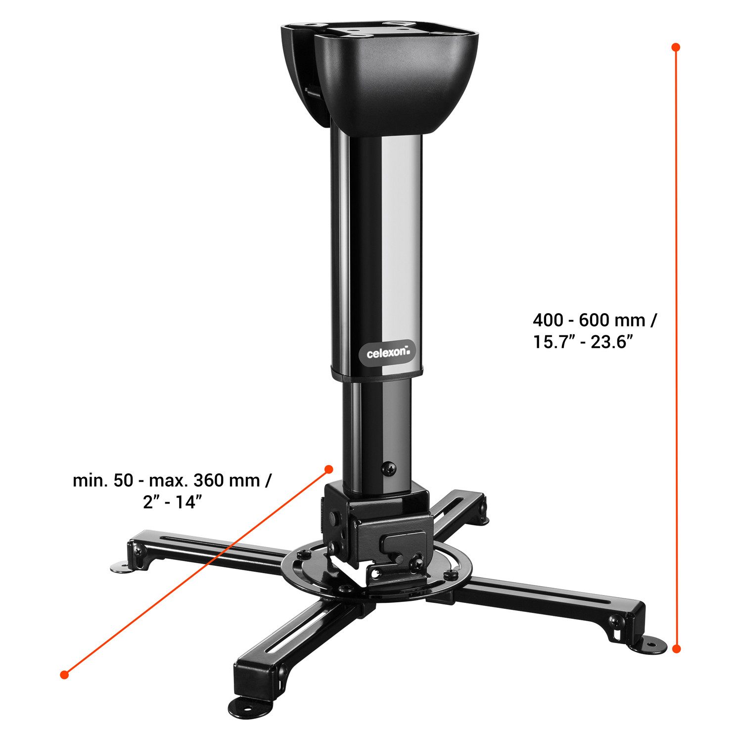 Celexon Beamer-Deckenhalterung universal MultiCel 4060 Pro