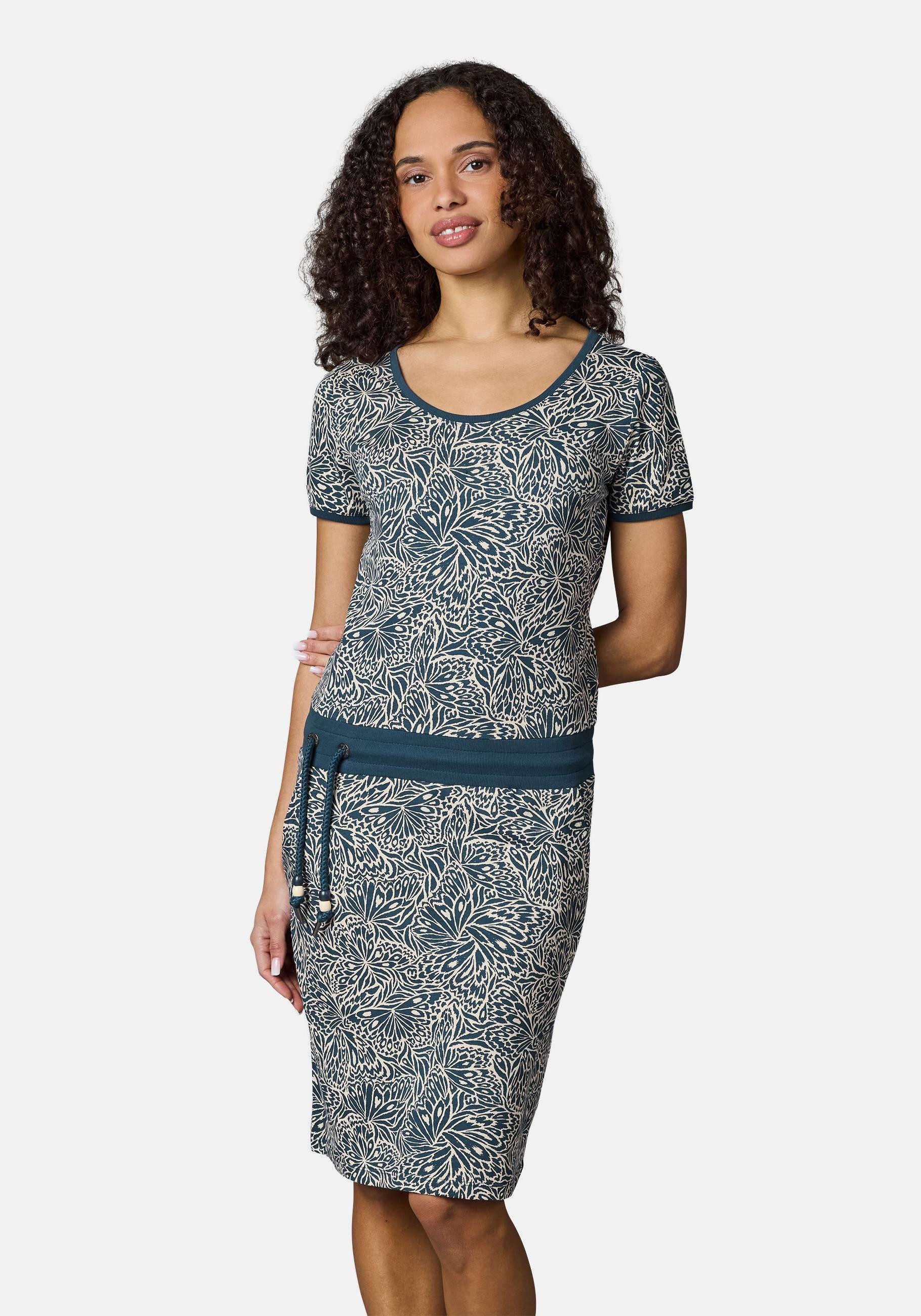 Ragwear Minikleid Baomi Zoo YOUMODO Gemustertes Damen Sommerkleid